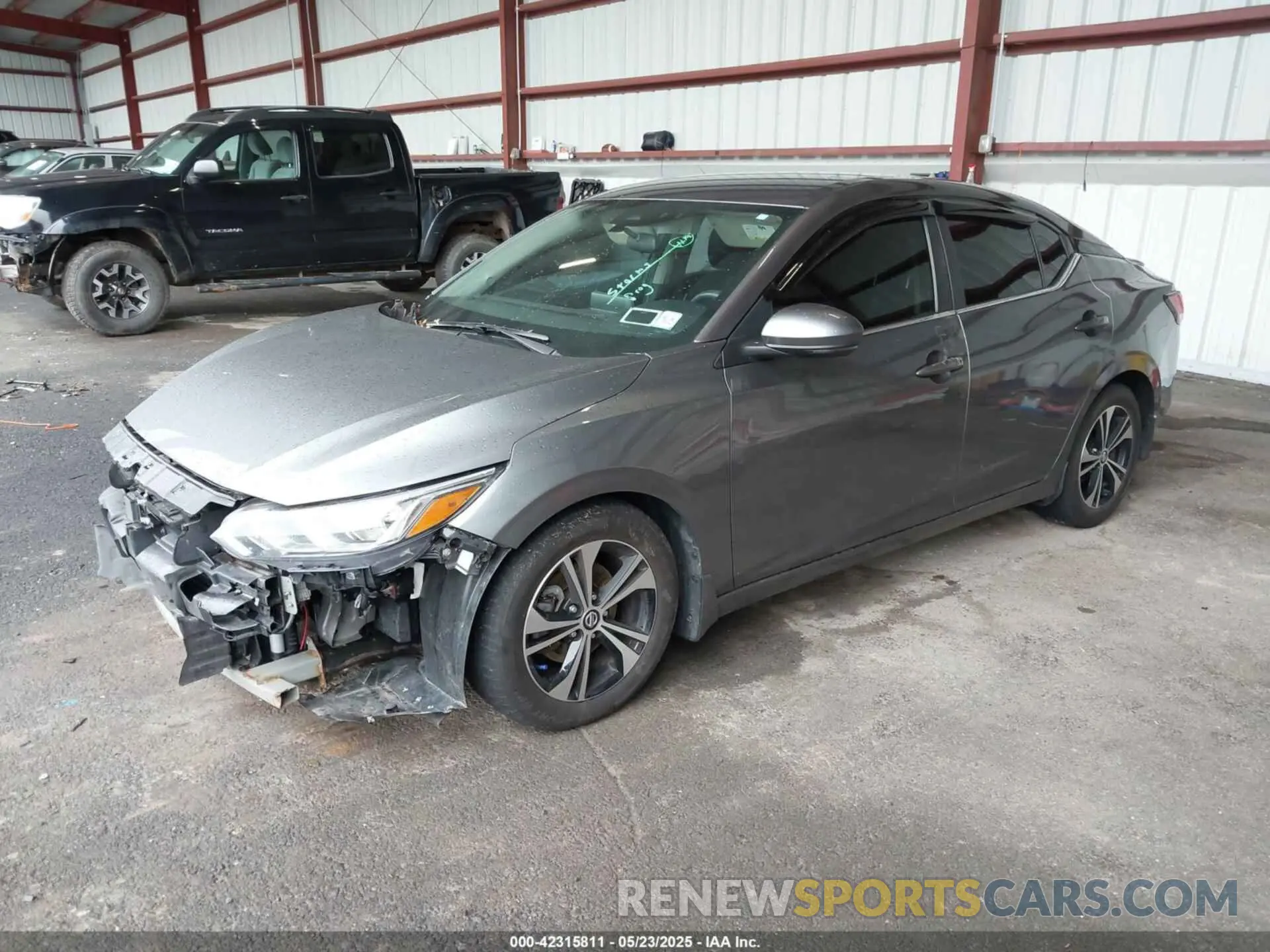 2 Photograph of a damaged car 3N1AB8CV0LY287020 NISSAN SENTRA 2020