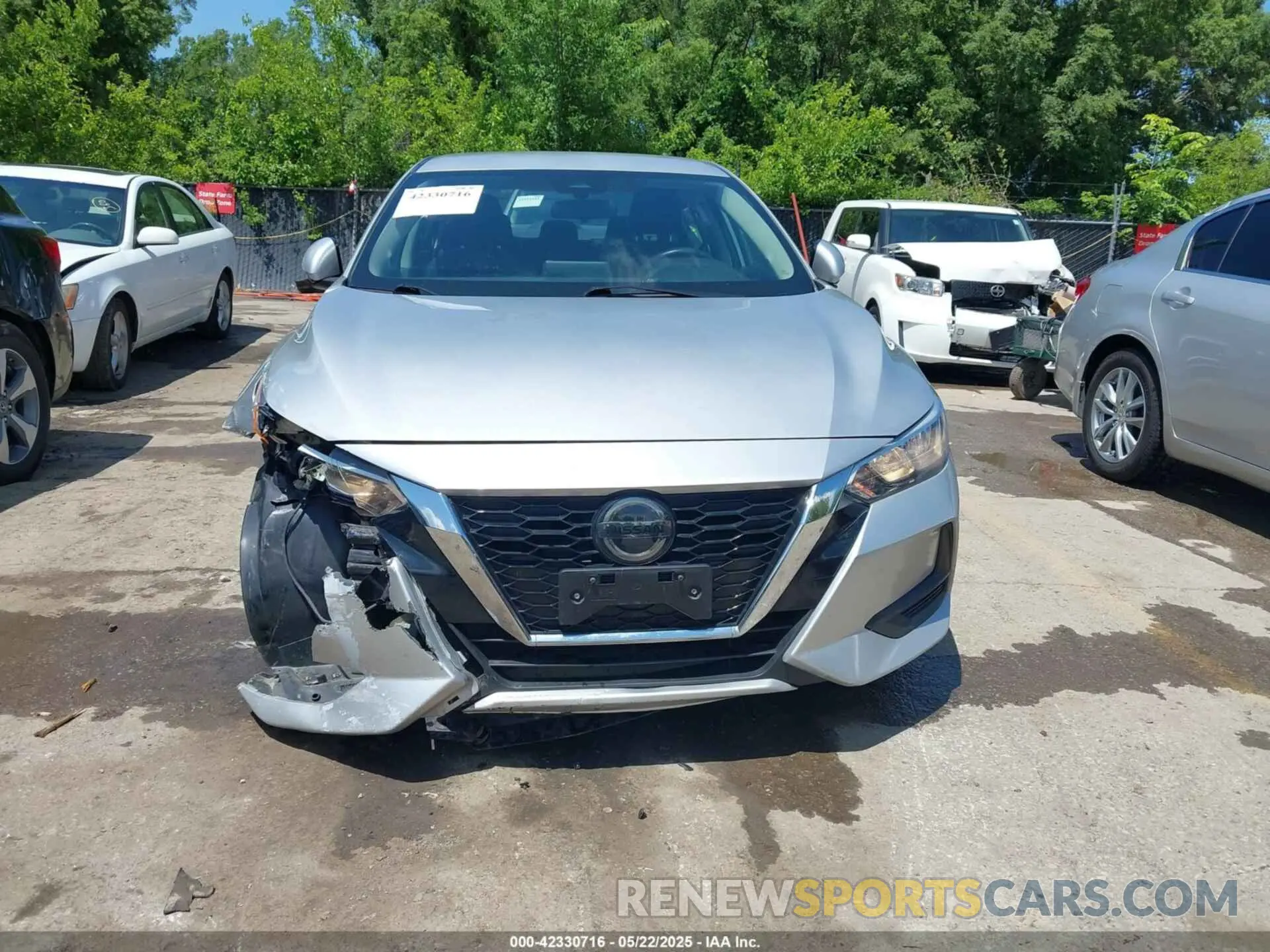 13 Photograph of a damaged car 3N1AB8CV0LY296784 NISSAN SENTRA 2020