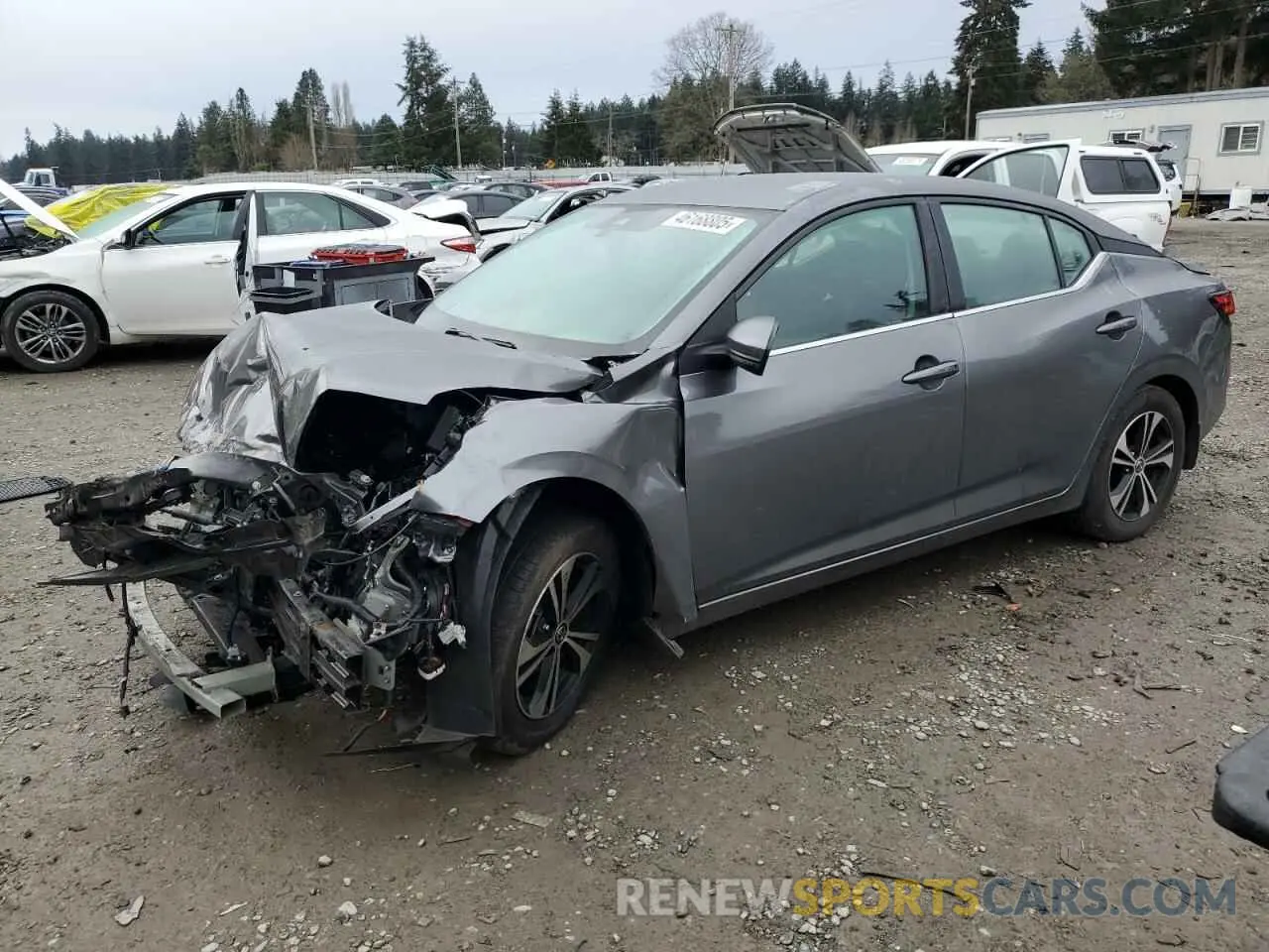 1 Photograph of a damaged car 3N1AB8CV0LY298535 NISSAN SENTRA 2020