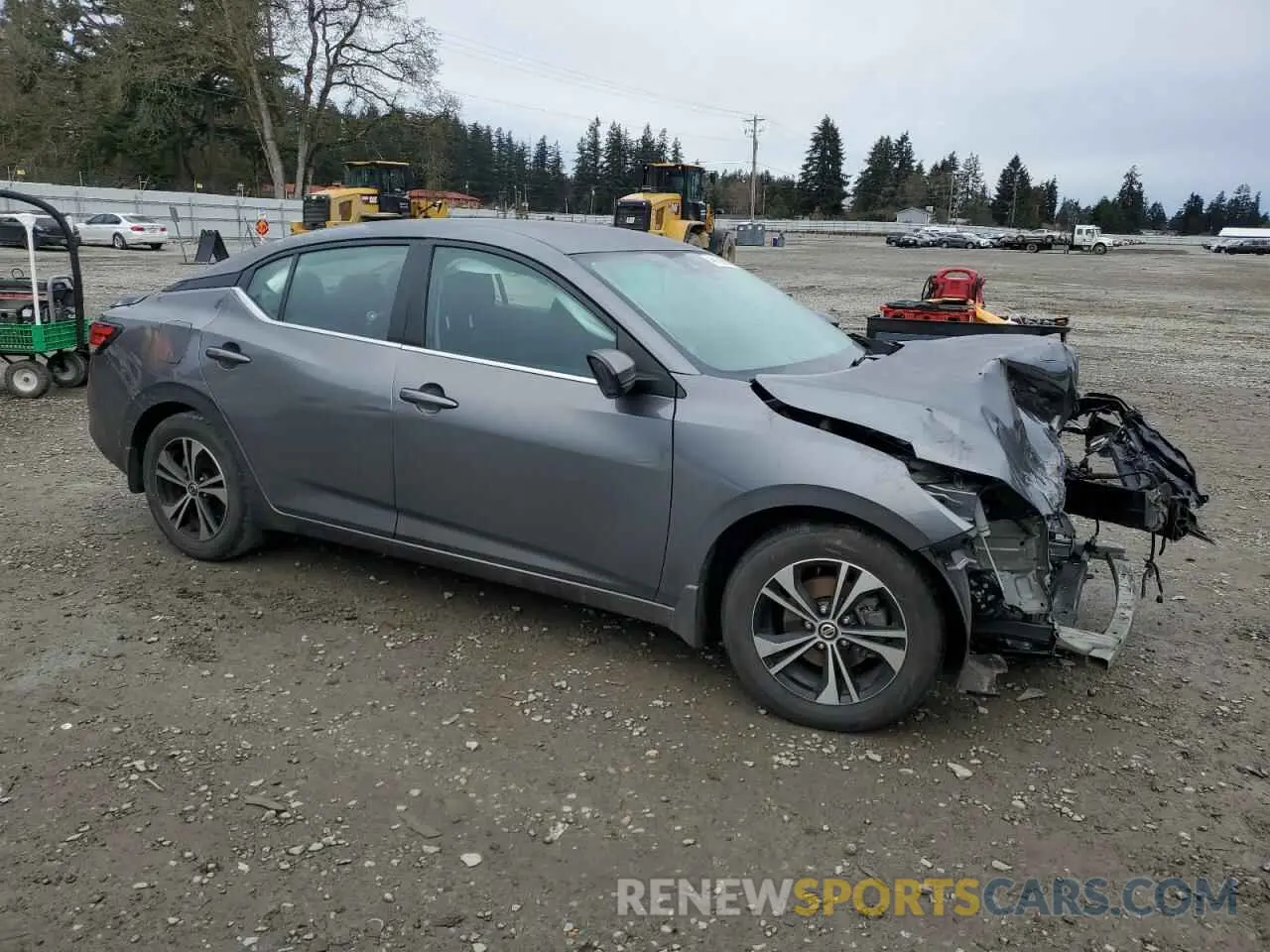 4 Photograph of a damaged car 3N1AB8CV0LY298535 NISSAN SENTRA 2020