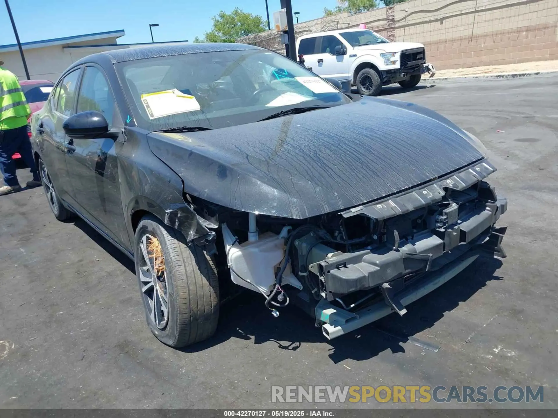 1 Photograph of a damaged car 3N1AB8CV0LY304995 NISSAN SENTRA 2020