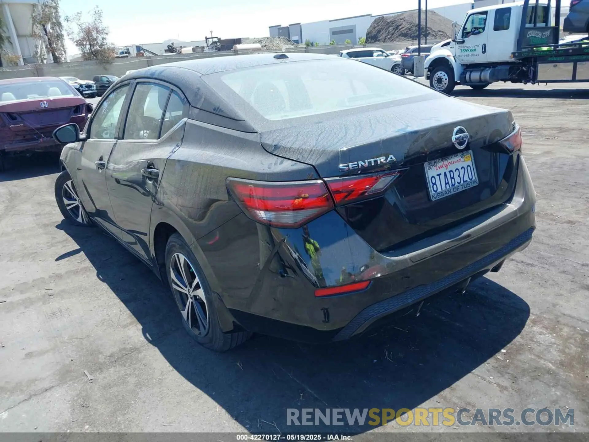 3 Photograph of a damaged car 3N1AB8CV0LY304995 NISSAN SENTRA 2020