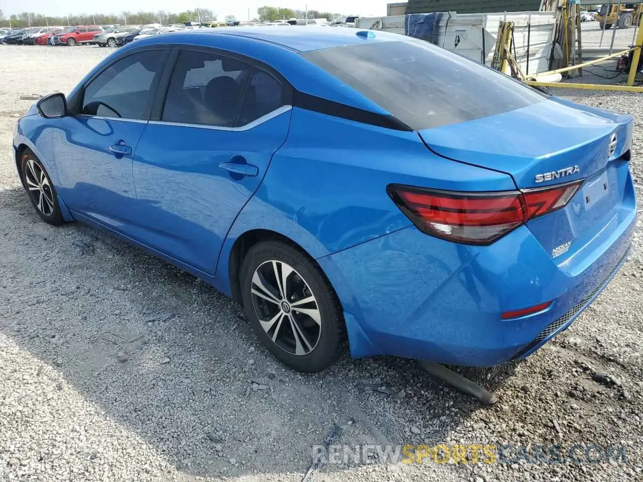 2 Photograph of a damaged car 3N1AB8CV1LY212696 NISSAN SENTRA 2020