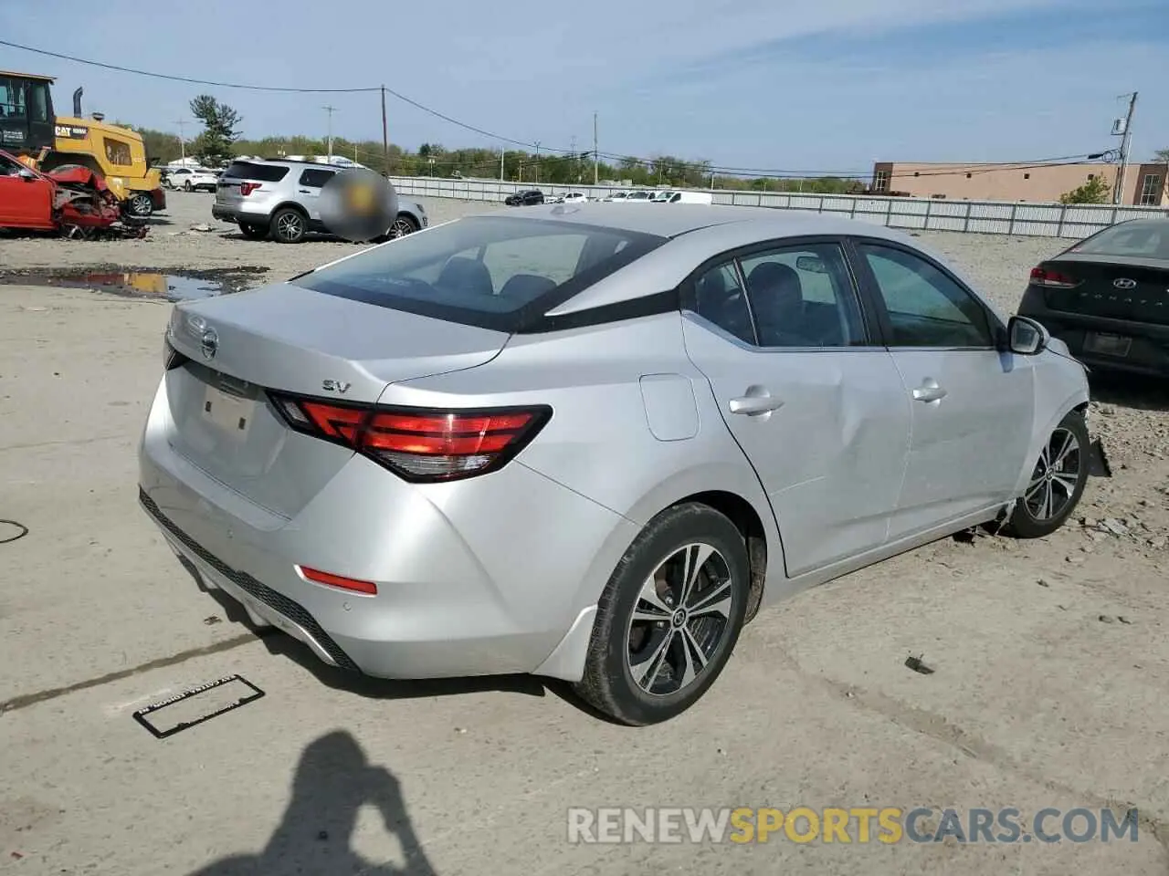 3 Photograph of a damaged car 3N1AB8CV1LY216747 NISSAN SENTRA 2020