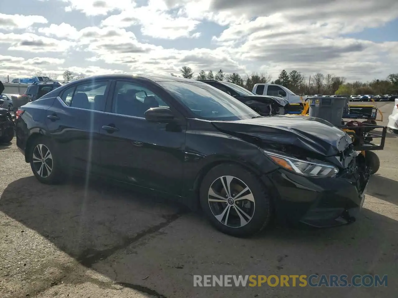 4 Photograph of a damaged car 3N1AB8CV1LY228350 NISSAN SENTRA 2020