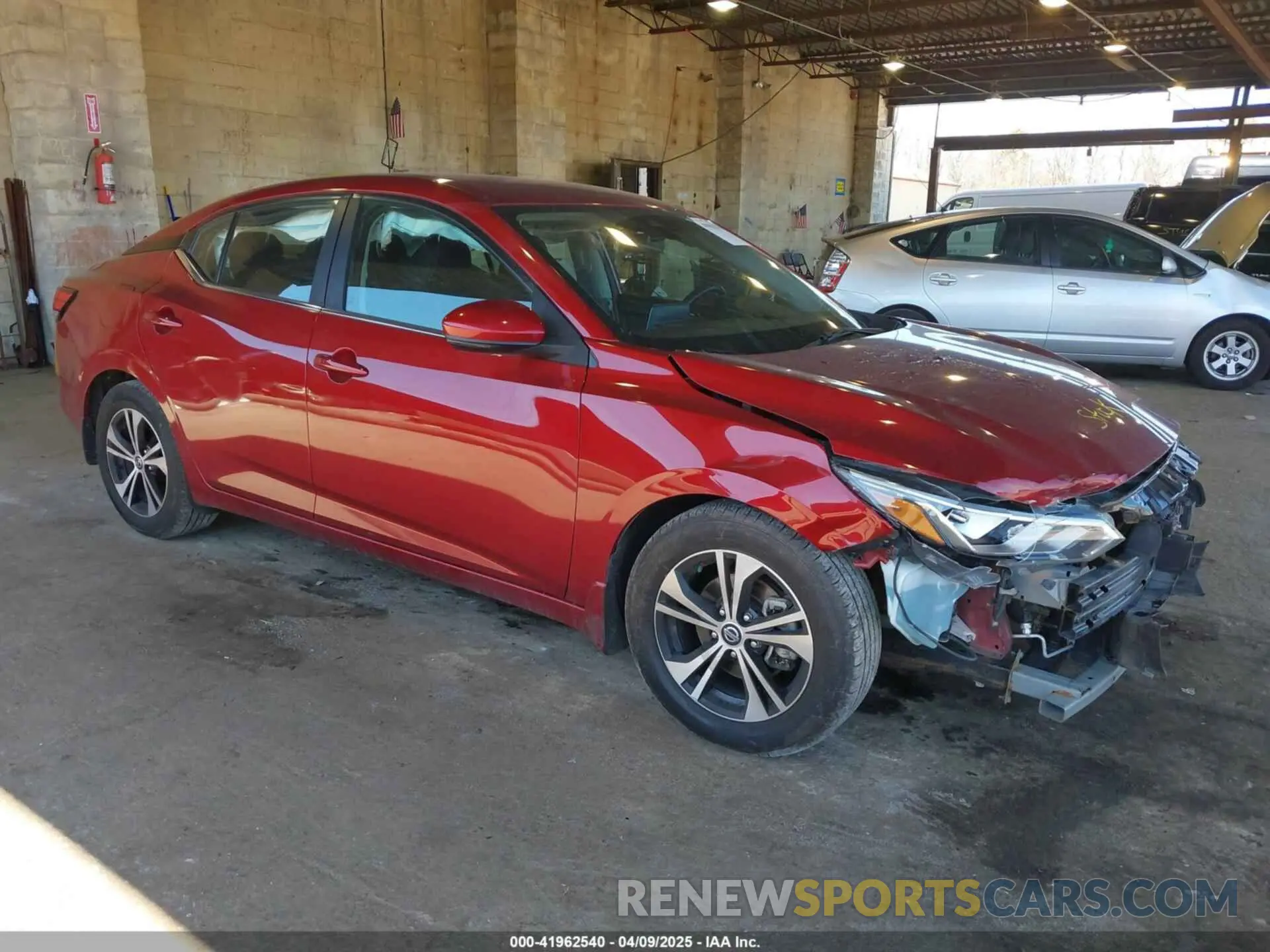 1 Photograph of a damaged car 3N1AB8CV1LY238392 NISSAN SENTRA 2020