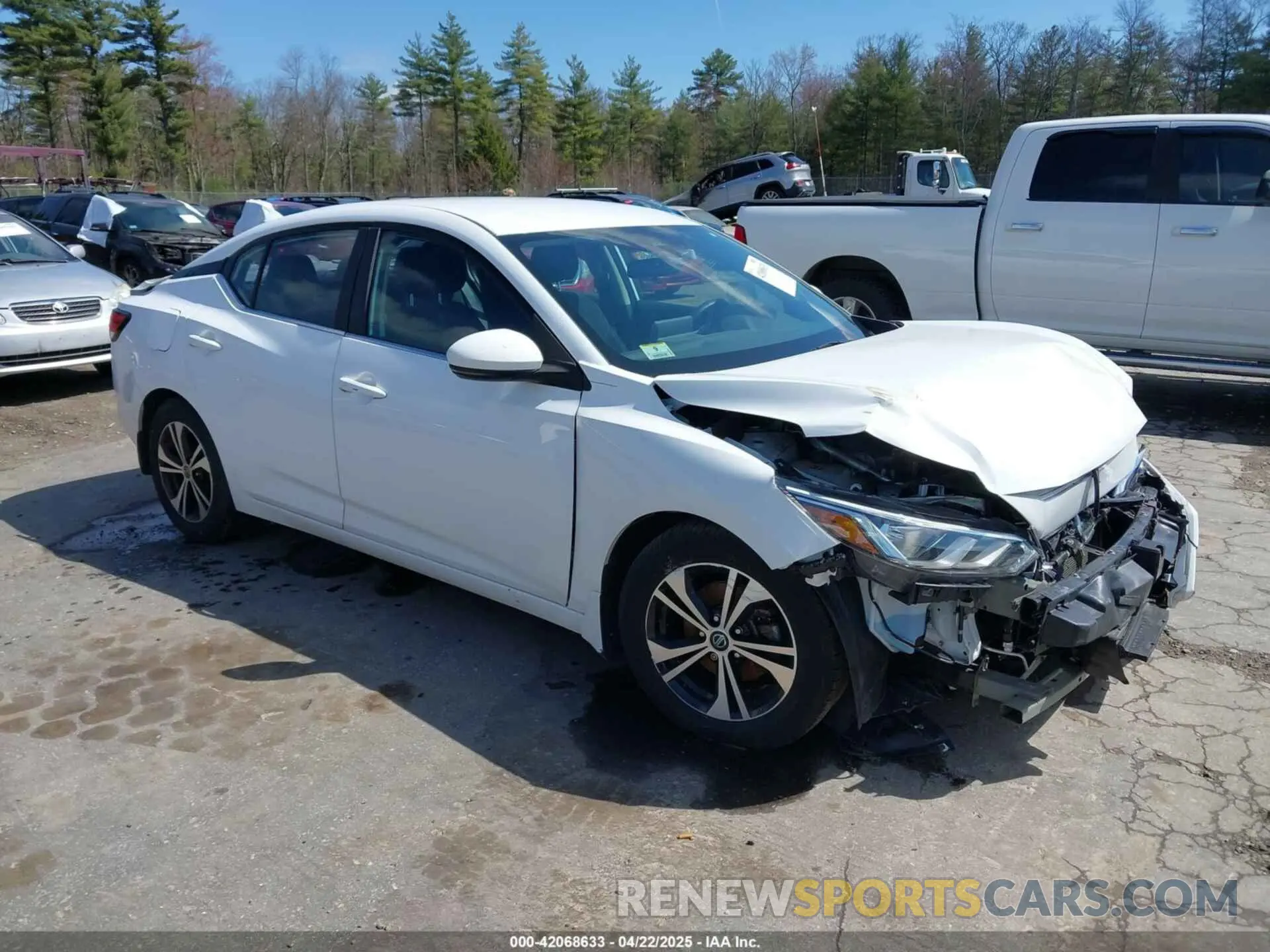 1 Photograph of a damaged car 3N1AB8CV1LY239591 NISSAN SENTRA 2020