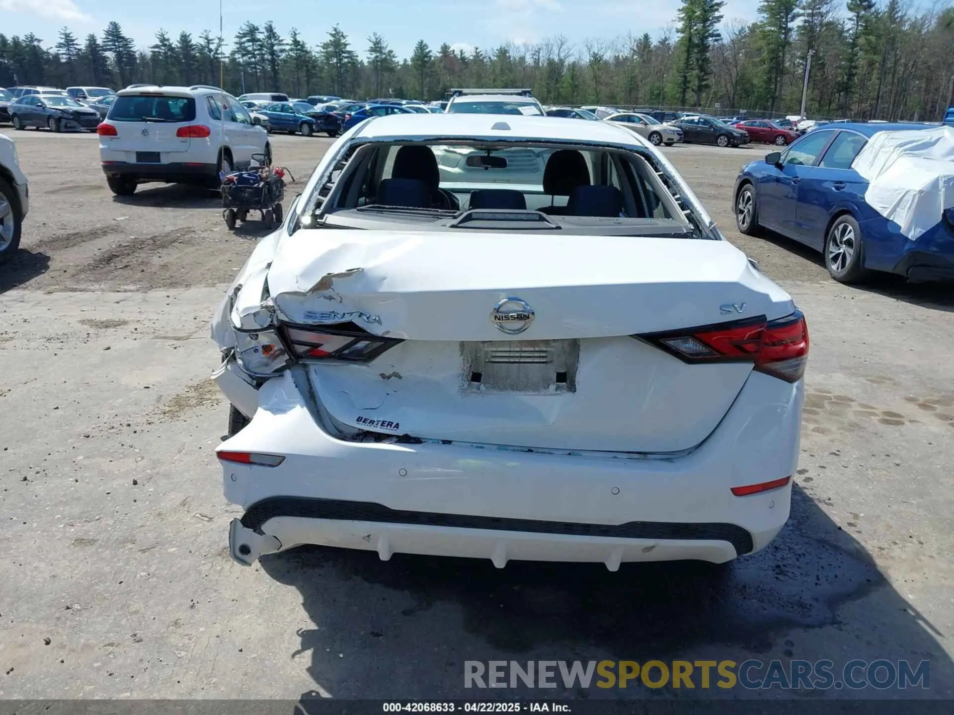 16 Photograph of a damaged car 3N1AB8CV1LY239591 NISSAN SENTRA 2020