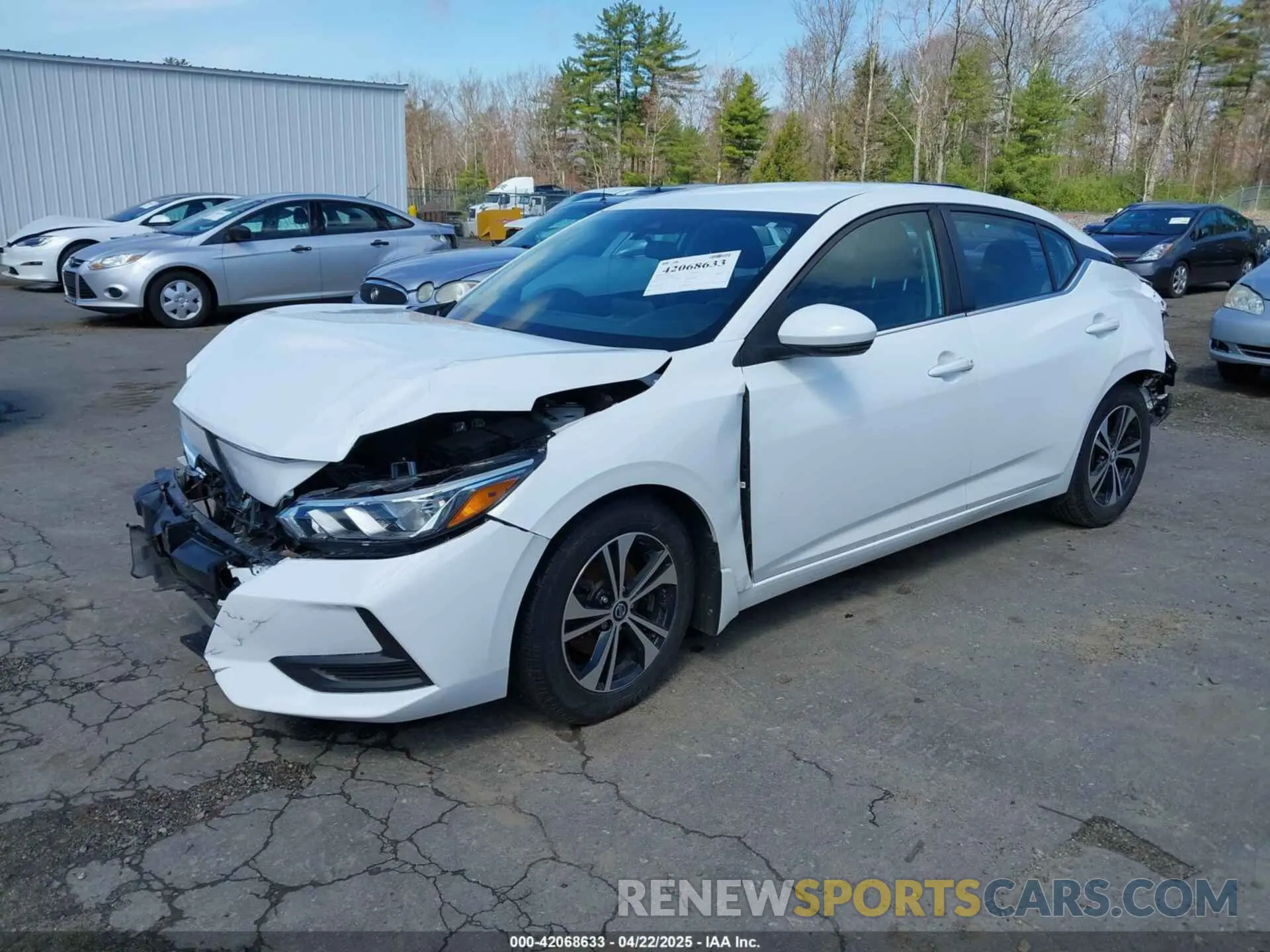2 Photograph of a damaged car 3N1AB8CV1LY239591 NISSAN SENTRA 2020