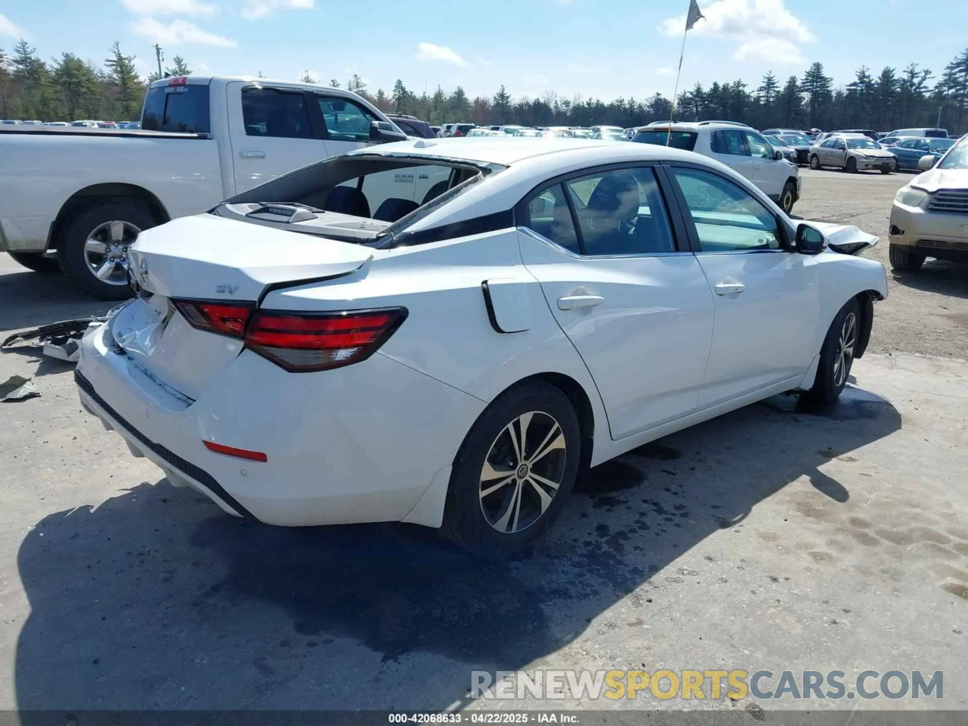 4 Photograph of a damaged car 3N1AB8CV1LY239591 NISSAN SENTRA 2020
