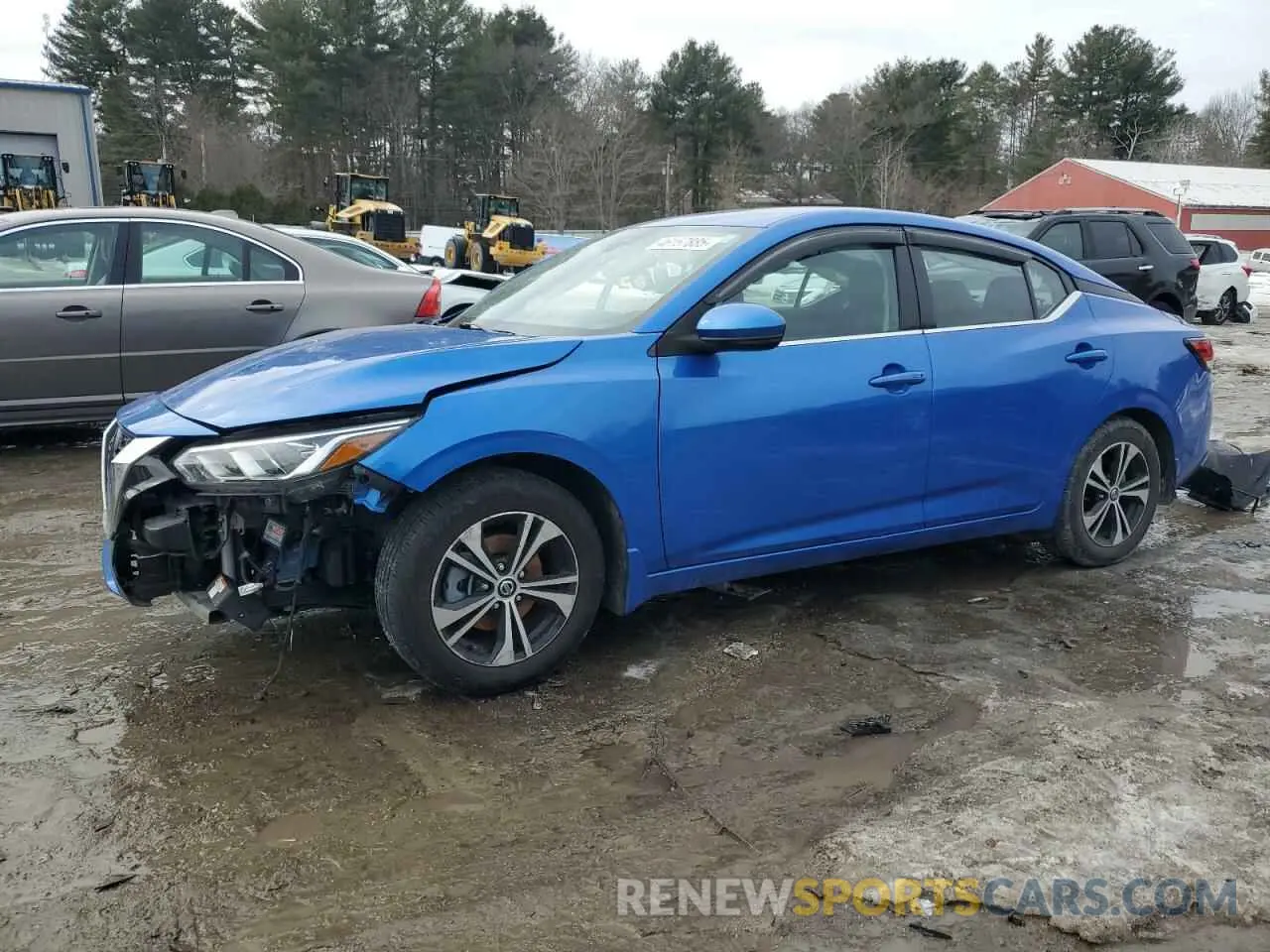 1 Photograph of a damaged car 3N1AB8CV1LY241809 NISSAN SENTRA 2020