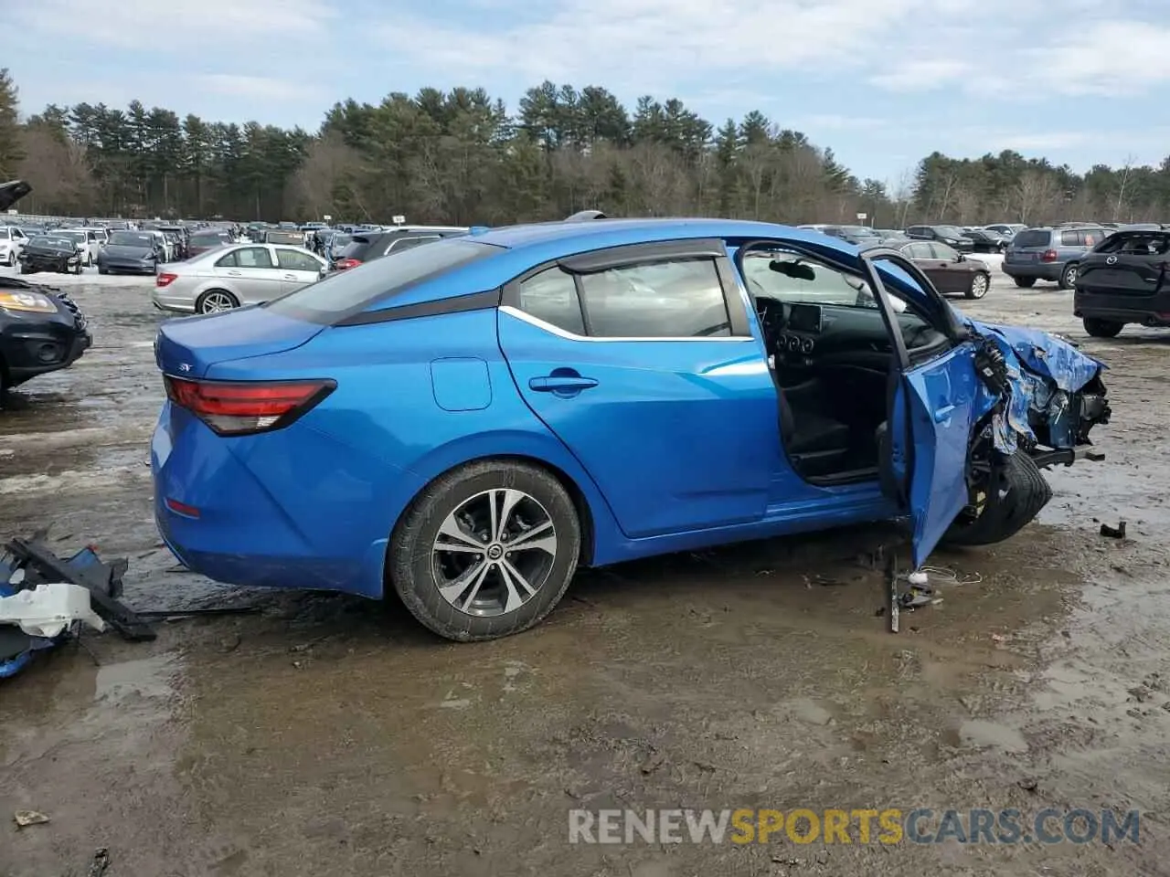3 Photograph of a damaged car 3N1AB8CV1LY241809 NISSAN SENTRA 2020