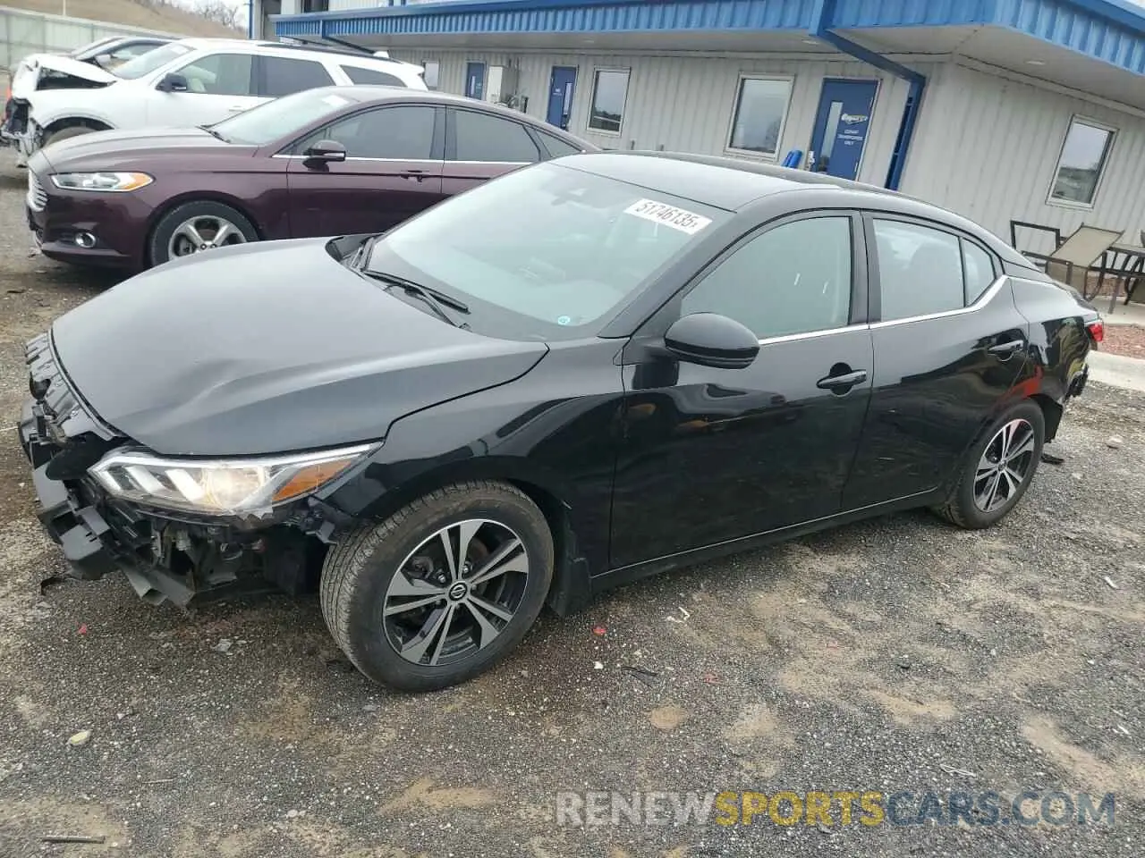 1 Photograph of a damaged car 3N1AB8CV1LY242104 NISSAN SENTRA 2020