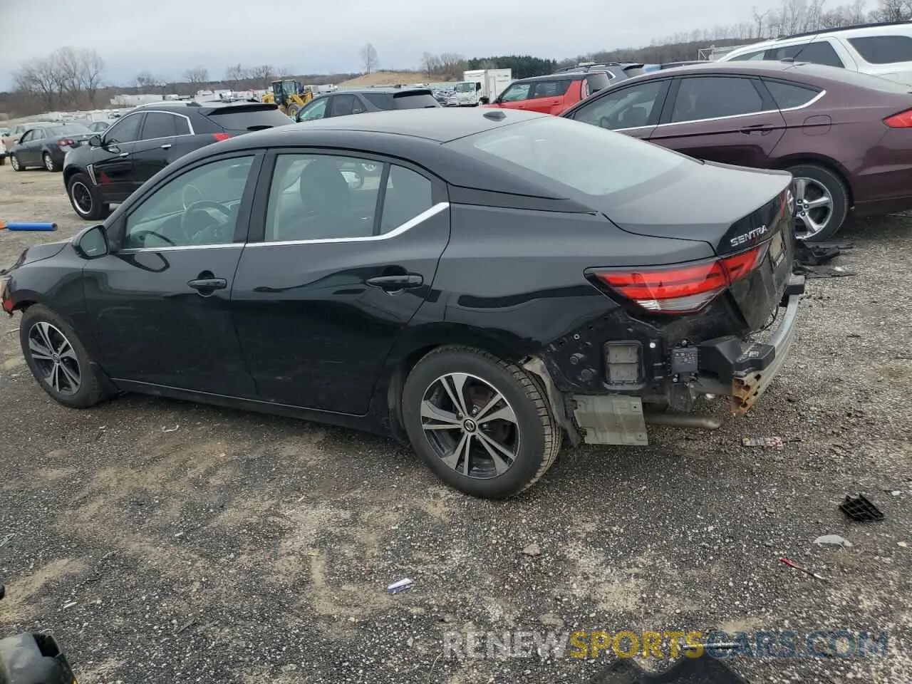 2 Photograph of a damaged car 3N1AB8CV1LY242104 NISSAN SENTRA 2020