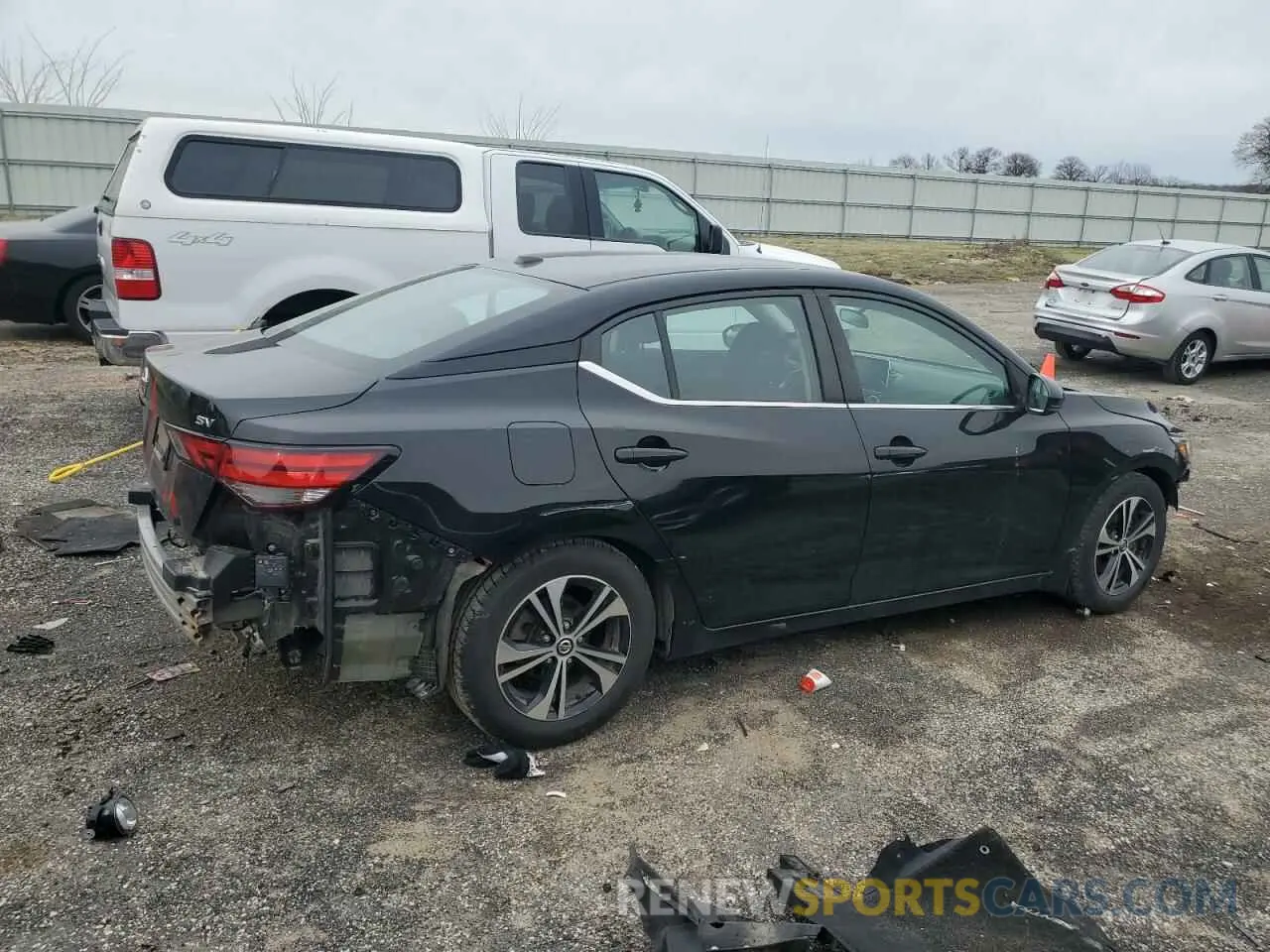 3 Photograph of a damaged car 3N1AB8CV1LY242104 NISSAN SENTRA 2020