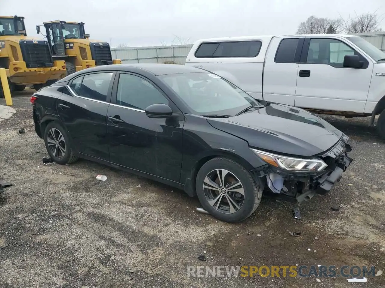 4 Photograph of a damaged car 3N1AB8CV1LY242104 NISSAN SENTRA 2020