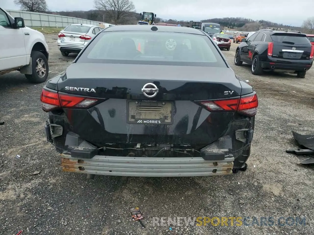 6 Photograph of a damaged car 3N1AB8CV1LY242104 NISSAN SENTRA 2020