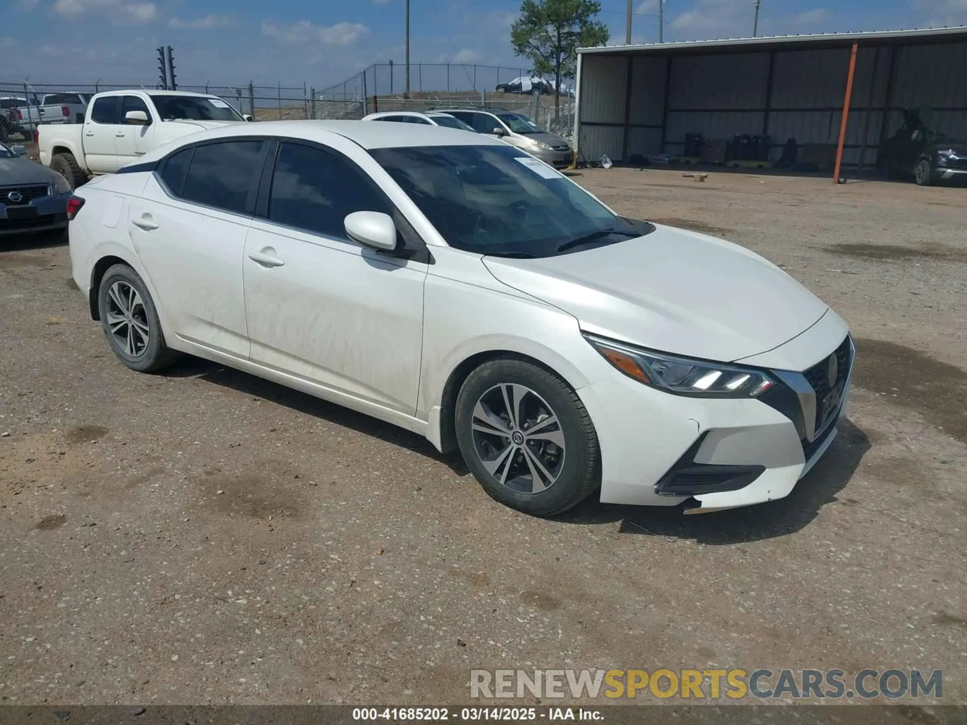 1 Photograph of a damaged car 3N1AB8CV1LY243656 NISSAN SENTRA 2020