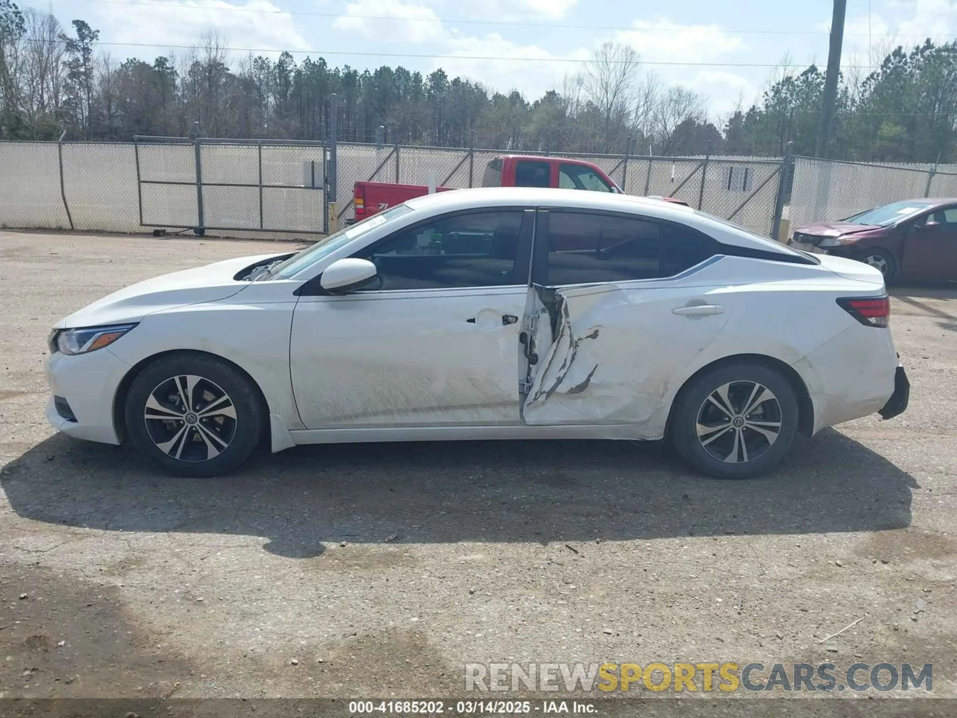 14 Photograph of a damaged car 3N1AB8CV1LY243656 NISSAN SENTRA 2020