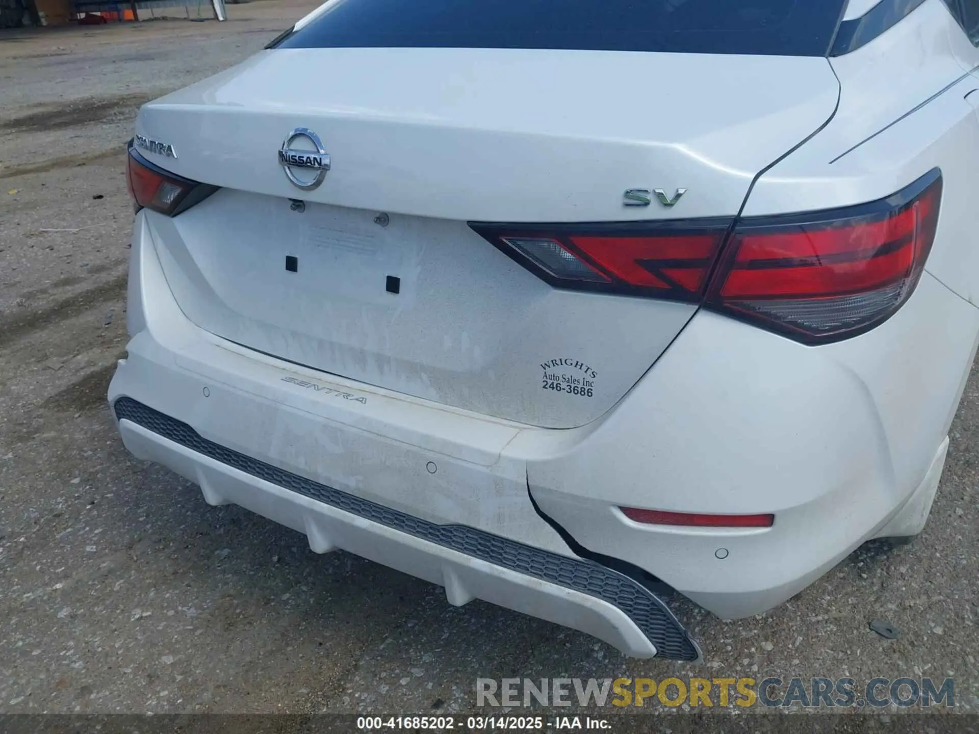18 Photograph of a damaged car 3N1AB8CV1LY243656 NISSAN SENTRA 2020