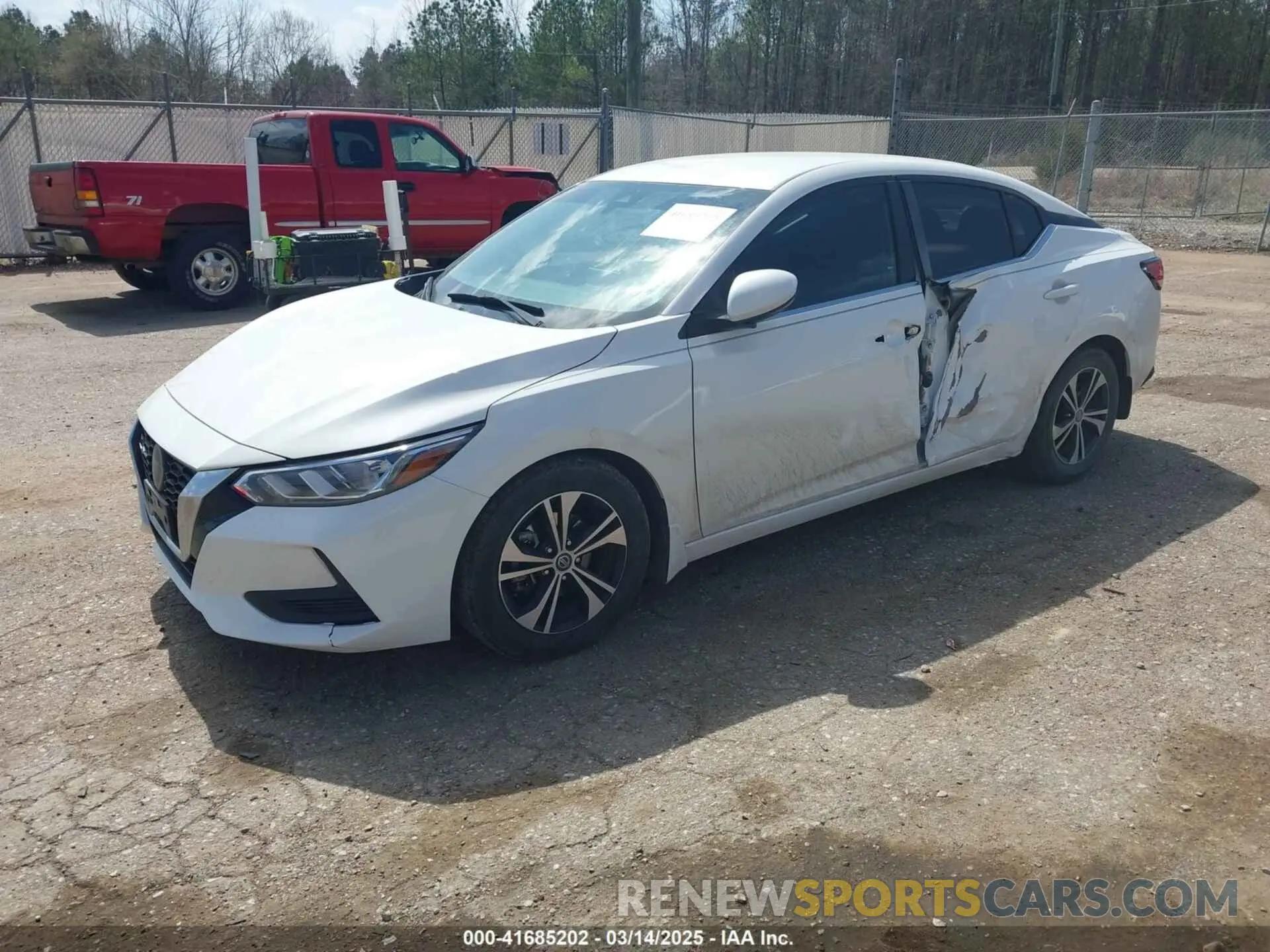 2 Photograph of a damaged car 3N1AB8CV1LY243656 NISSAN SENTRA 2020
