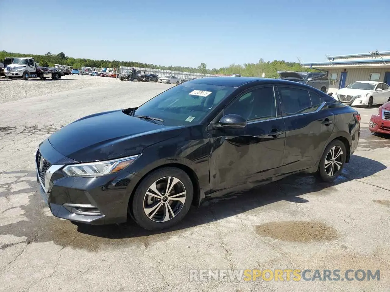 1 Photograph of a damaged car 3N1AB8CV1LY256231 NISSAN SENTRA 2020