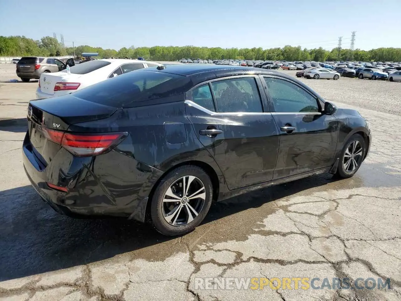3 Photograph of a damaged car 3N1AB8CV1LY256231 NISSAN SENTRA 2020