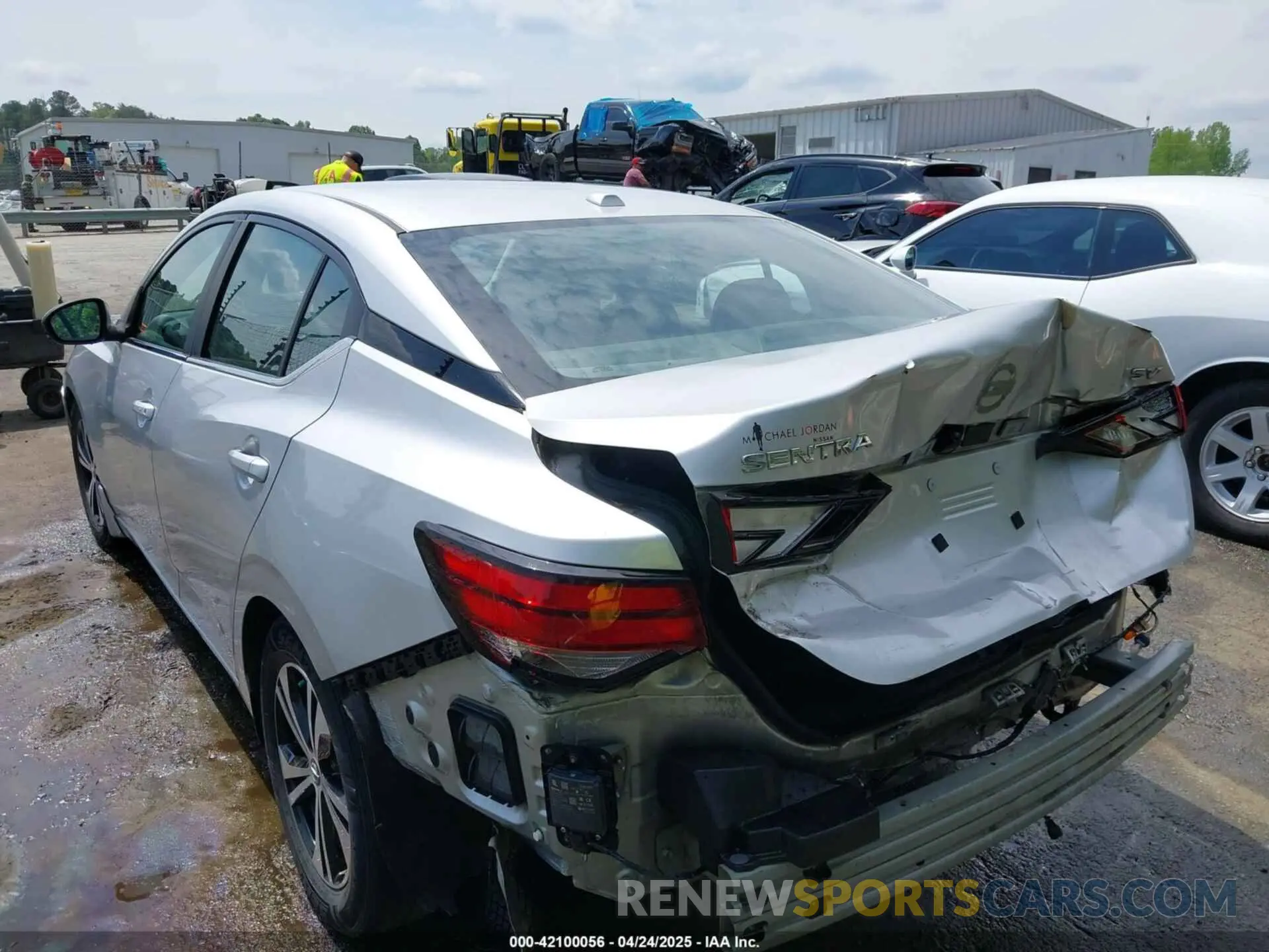 3 Photograph of a damaged car 3N1AB8CV1LY266418 NISSAN SENTRA 2020