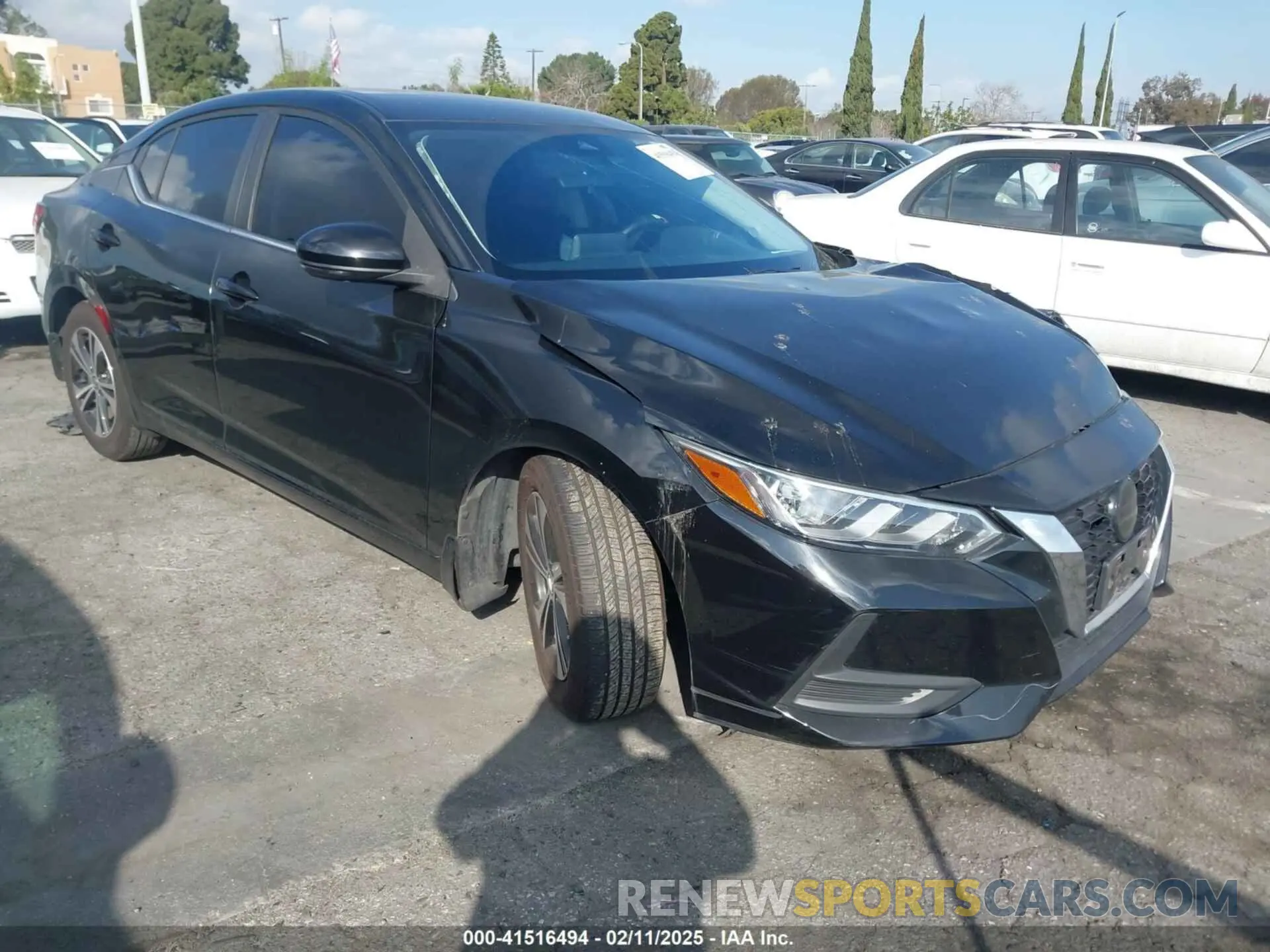 1 Photograph of a damaged car 3N1AB8CV1LY272462 NISSAN SENTRA 2020