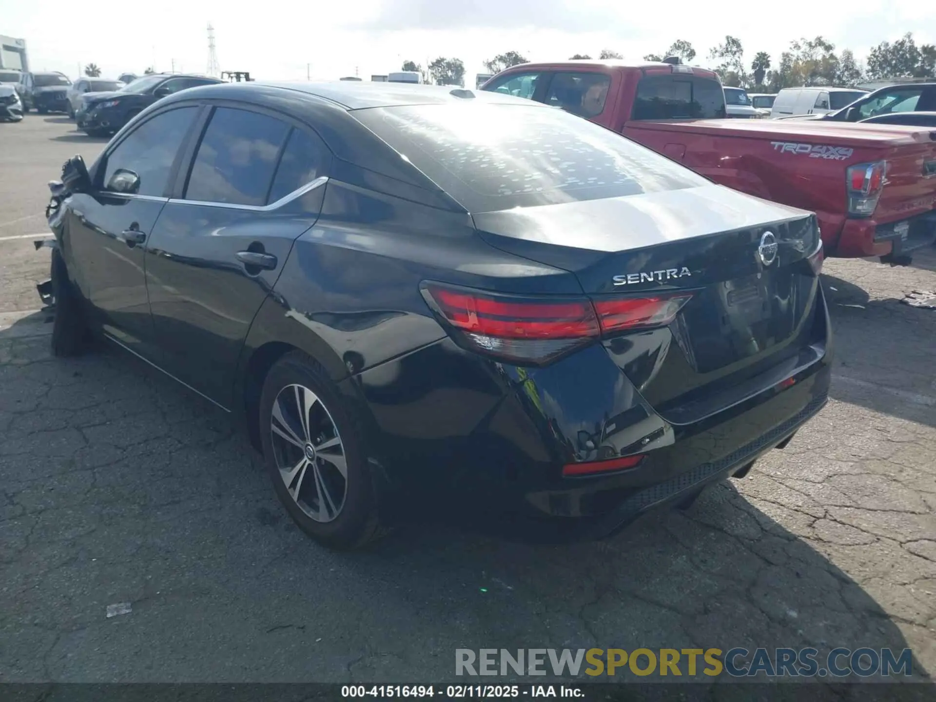3 Photograph of a damaged car 3N1AB8CV1LY272462 NISSAN SENTRA 2020