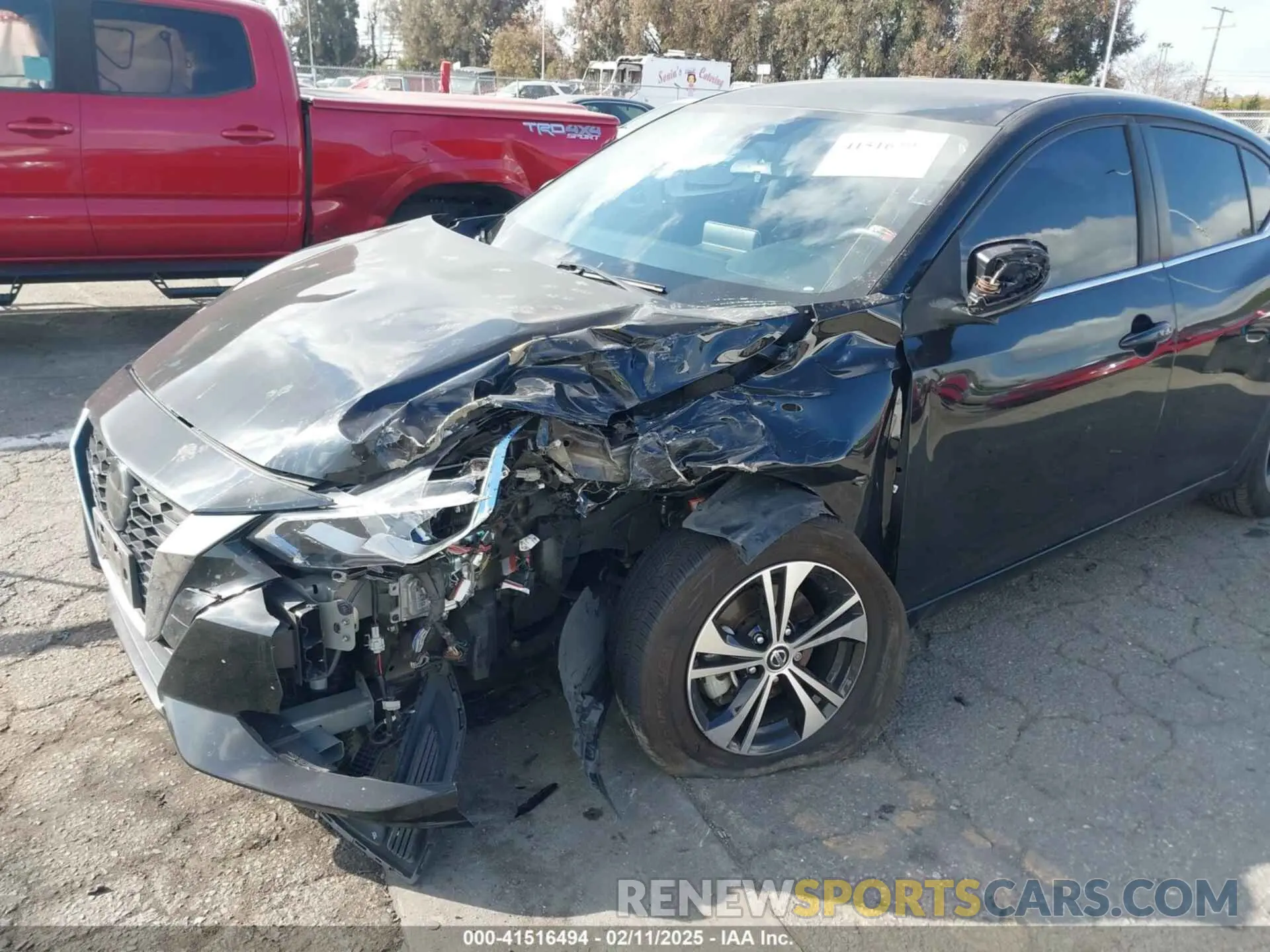 6 Photograph of a damaged car 3N1AB8CV1LY272462 NISSAN SENTRA 2020