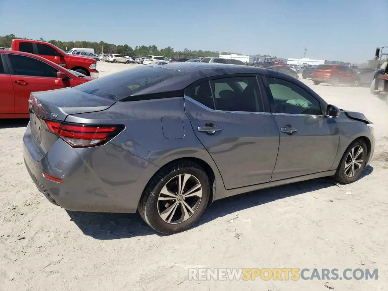 3 Photograph of a damaged car 3N1AB8CV1LY302947 NISSAN SENTRA 2020