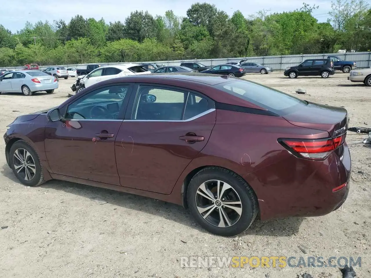 2 Photograph of a damaged car 3N1AB8CV1LY305122 NISSAN SENTRA 2020