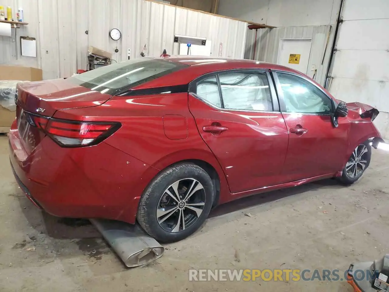 3 Photograph of a damaged car 3N1AB8CV1LY309302 NISSAN SENTRA 2020