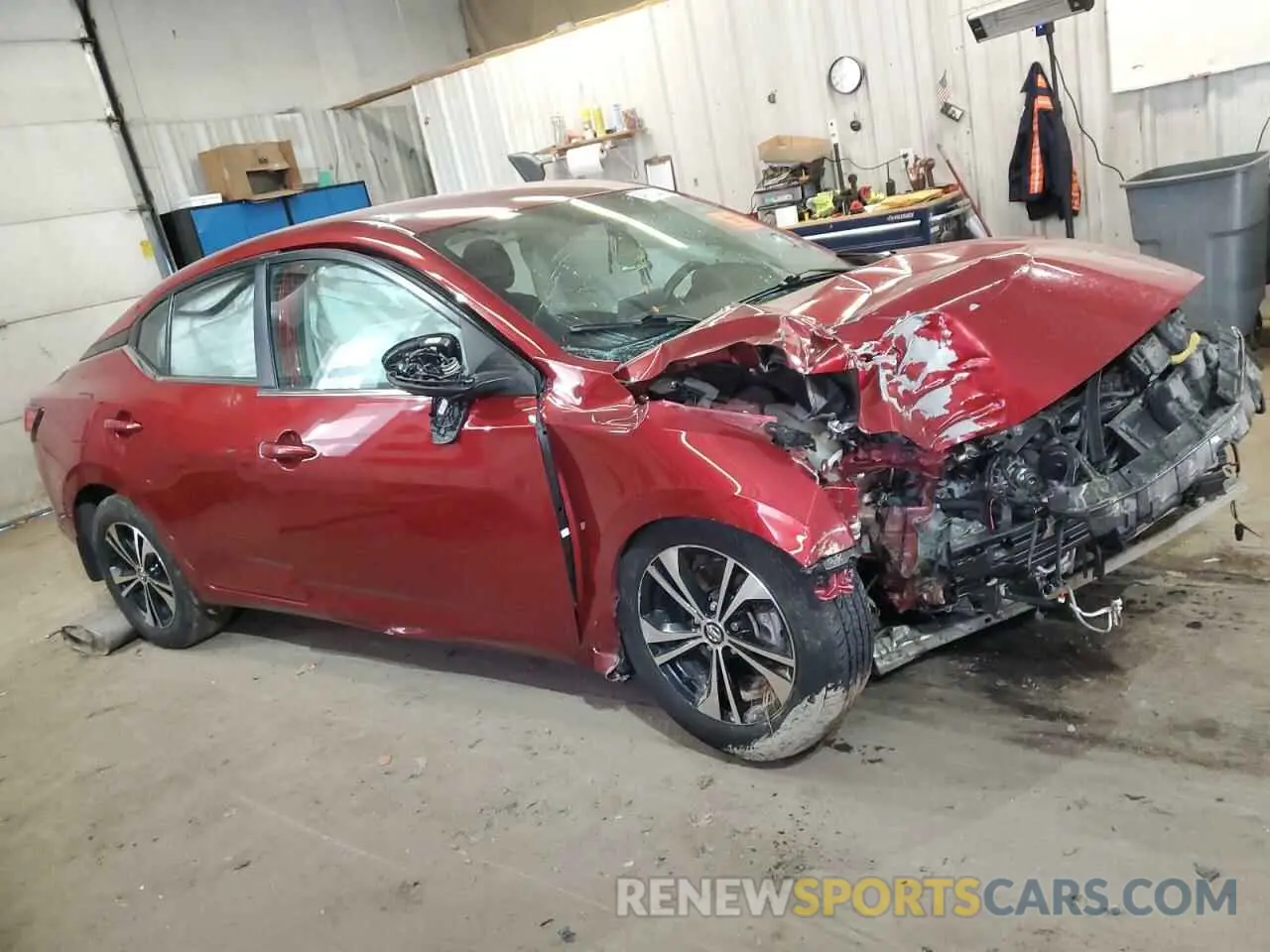 4 Photograph of a damaged car 3N1AB8CV1LY309302 NISSAN SENTRA 2020