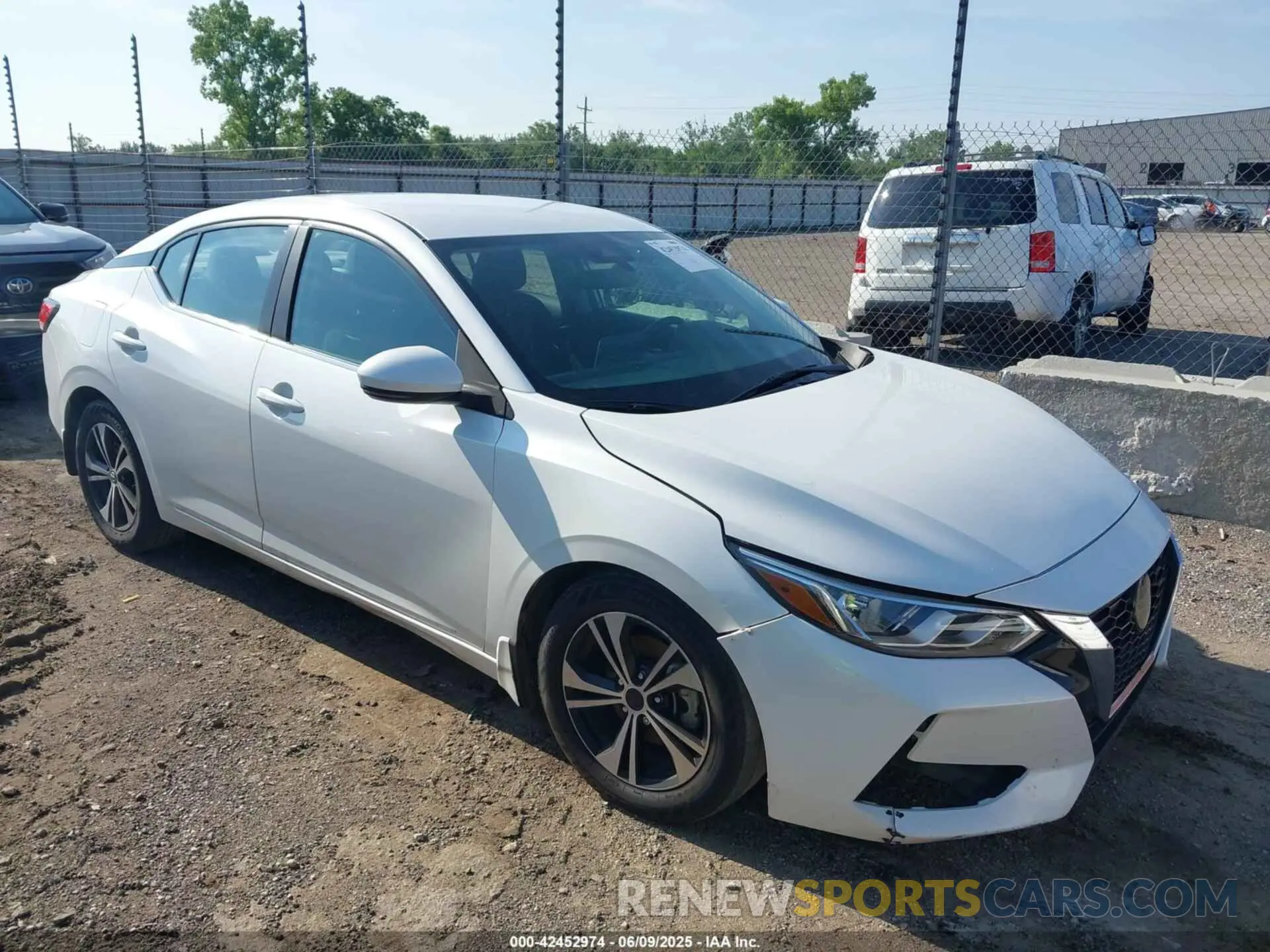 1 Photograph of a damaged car 3N1AB8CV2LY212674 NISSAN SENTRA 2020
