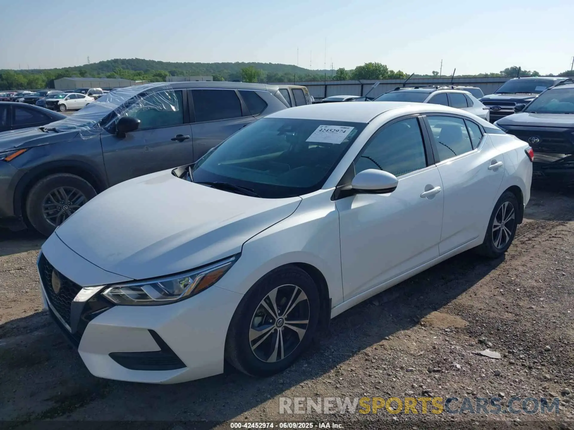 2 Photograph of a damaged car 3N1AB8CV2LY212674 NISSAN SENTRA 2020