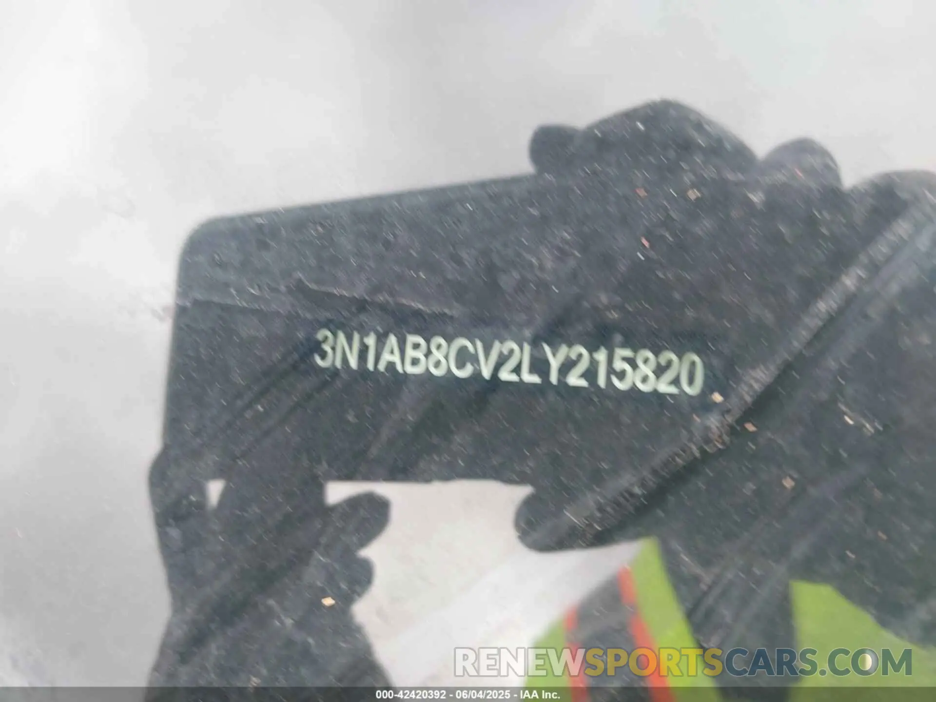 9 Photograph of a damaged car 3N1AB8CV2LY215820 NISSAN SENTRA 2020