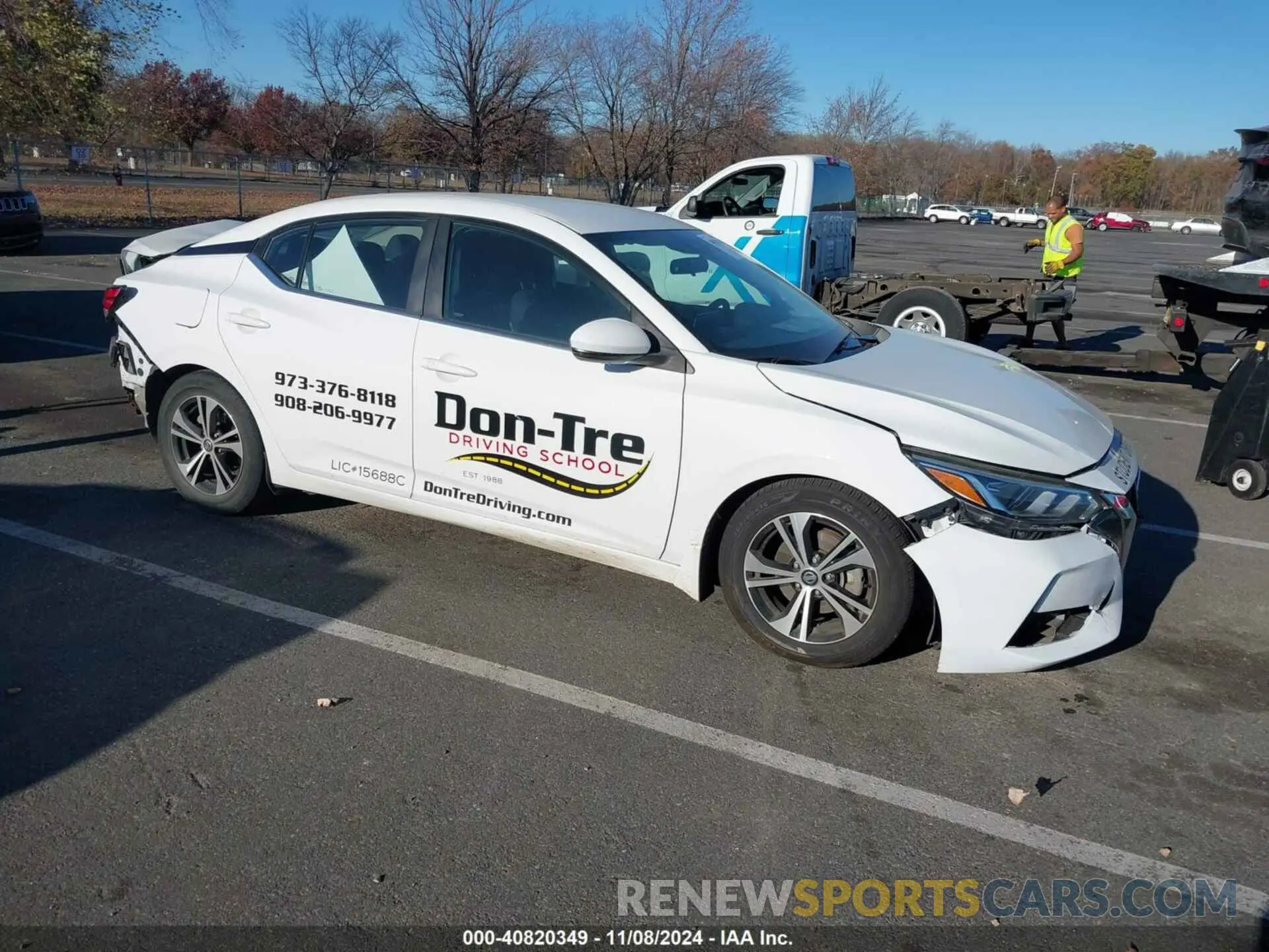 1 Photograph of a damaged car 3N1AB8CV2LY219754 NISSAN SENTRA 2020