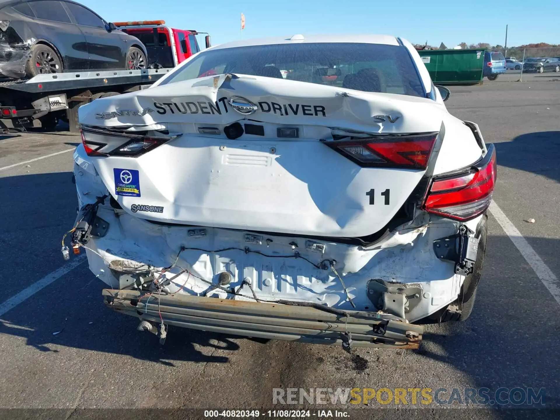 17 Photograph of a damaged car 3N1AB8CV2LY219754 NISSAN SENTRA 2020