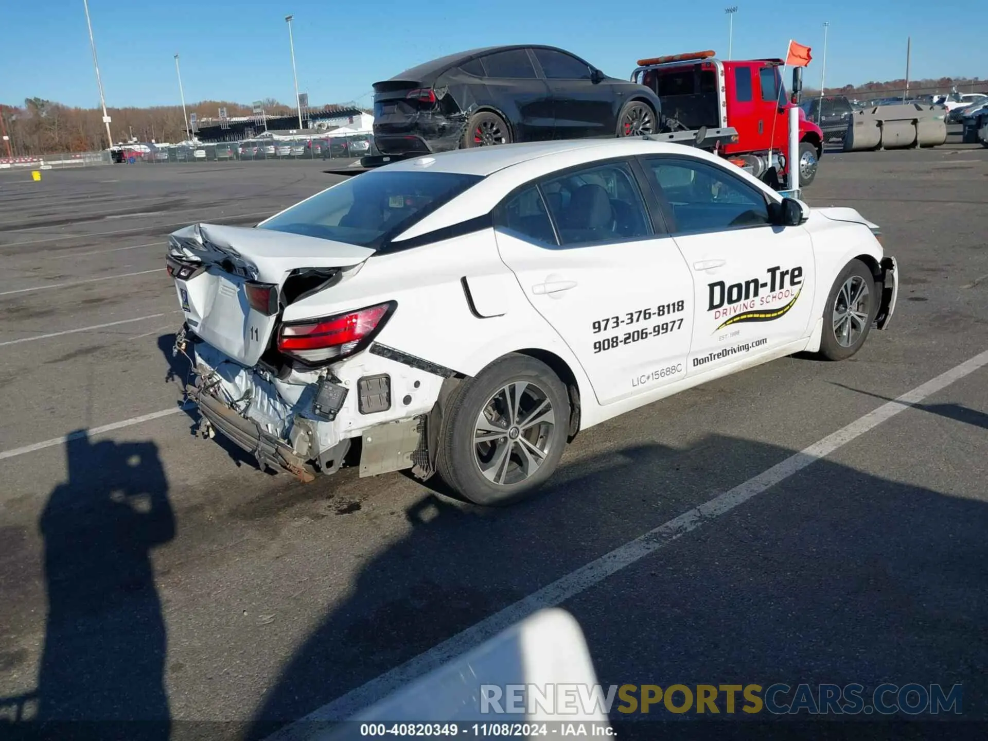 4 Photograph of a damaged car 3N1AB8CV2LY219754 NISSAN SENTRA 2020