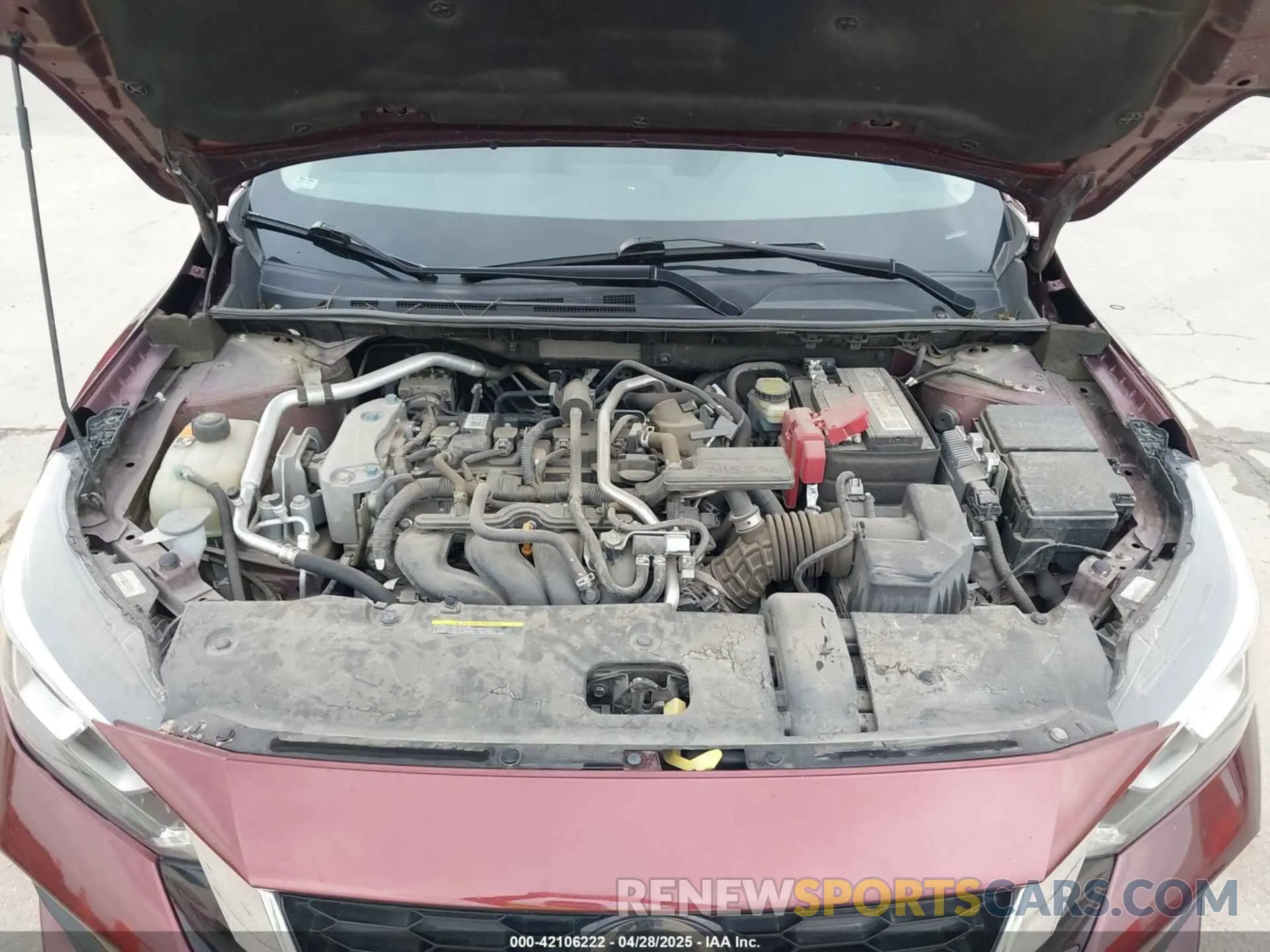 10 Photograph of a damaged car 3N1AB8CV2LY219768 NISSAN SENTRA 2020