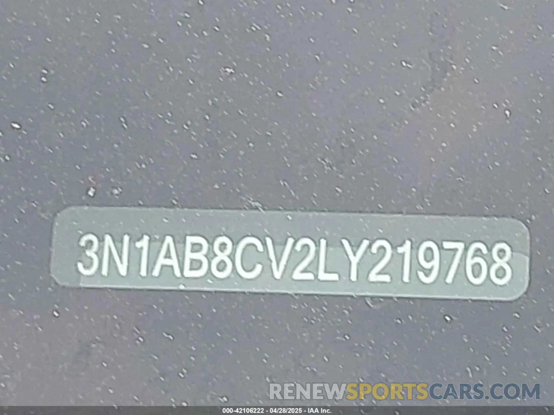 17 Photograph of a damaged car 3N1AB8CV2LY219768 NISSAN SENTRA 2020