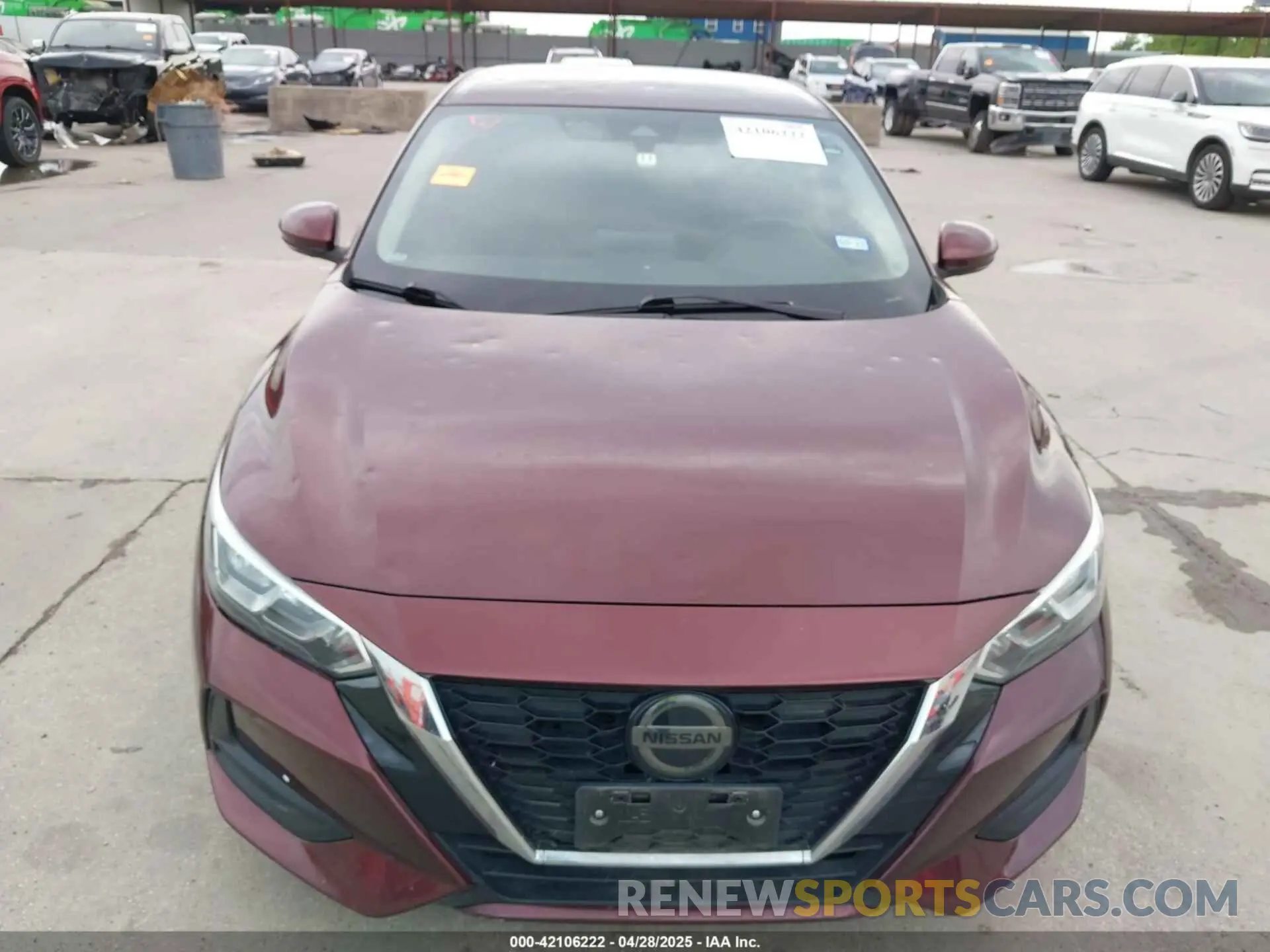 6 Photograph of a damaged car 3N1AB8CV2LY219768 NISSAN SENTRA 2020