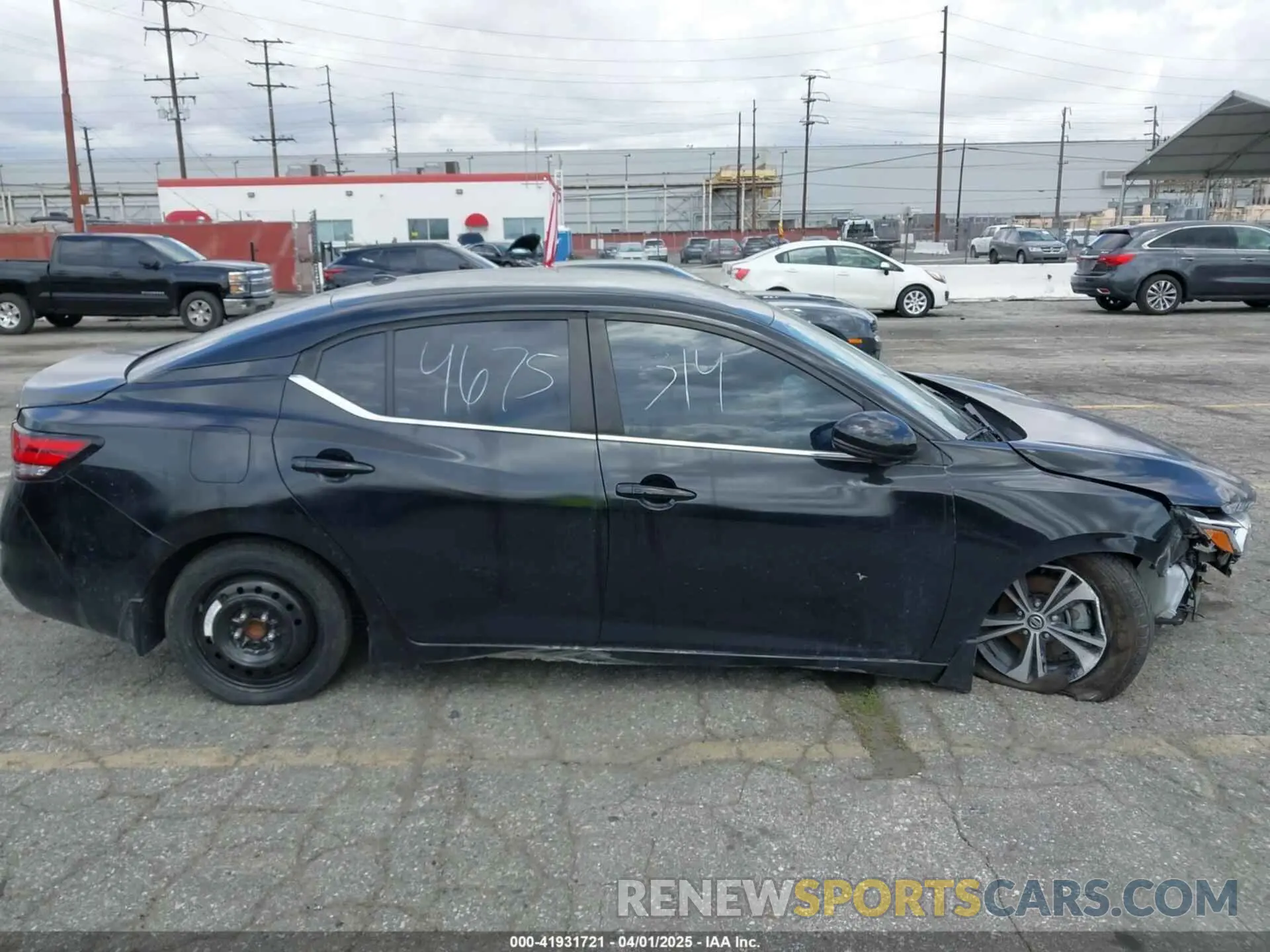 13 Photograph of a damaged car 3N1AB8CV2LY220192 NISSAN SENTRA 2020