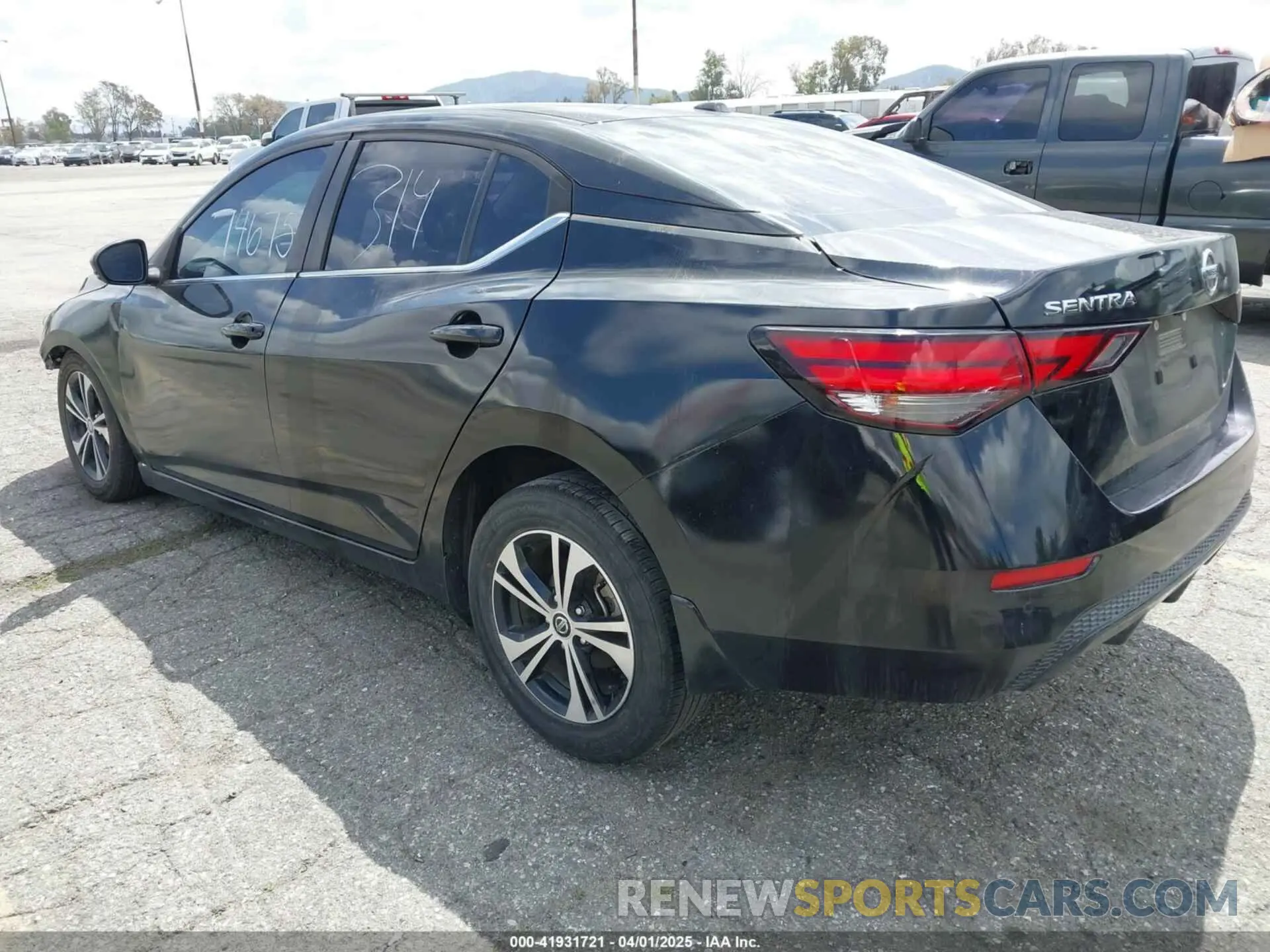 3 Photograph of a damaged car 3N1AB8CV2LY220192 NISSAN SENTRA 2020