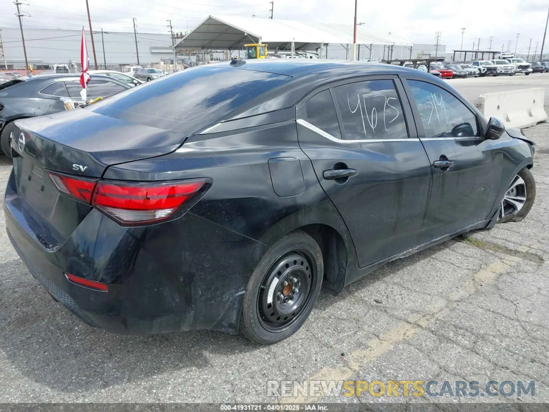 4 Photograph of a damaged car 3N1AB8CV2LY220192 NISSAN SENTRA 2020