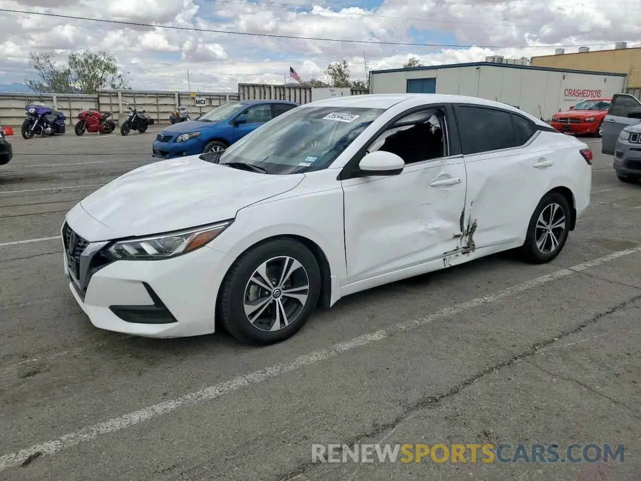1 Photograph of a damaged car 3N1AB8CV2LY224842 NISSAN SENTRA 2020