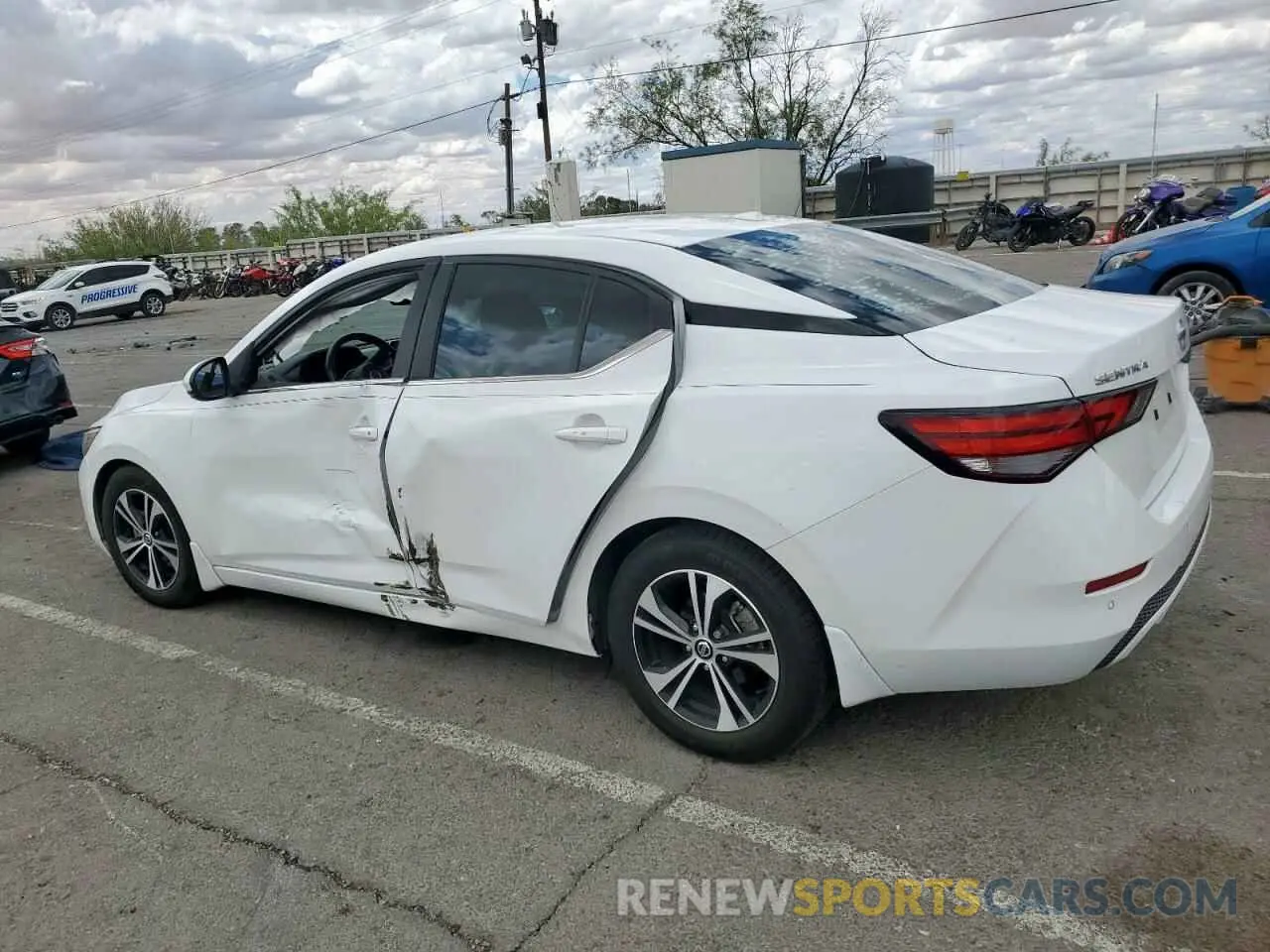2 Photograph of a damaged car 3N1AB8CV2LY224842 NISSAN SENTRA 2020