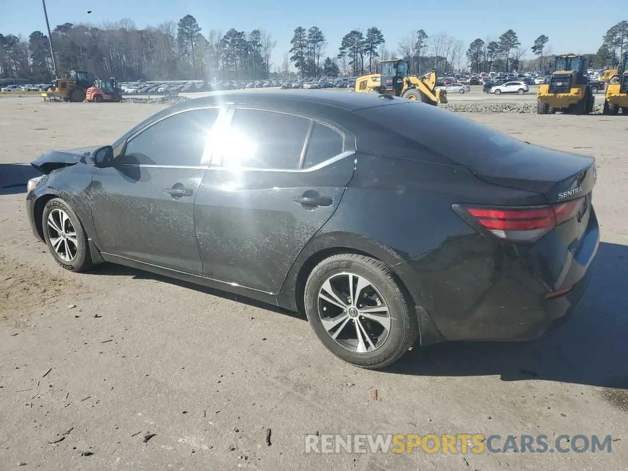 2 Photograph of a damaged car 3N1AB8CV2LY228714 NISSAN SENTRA 2020